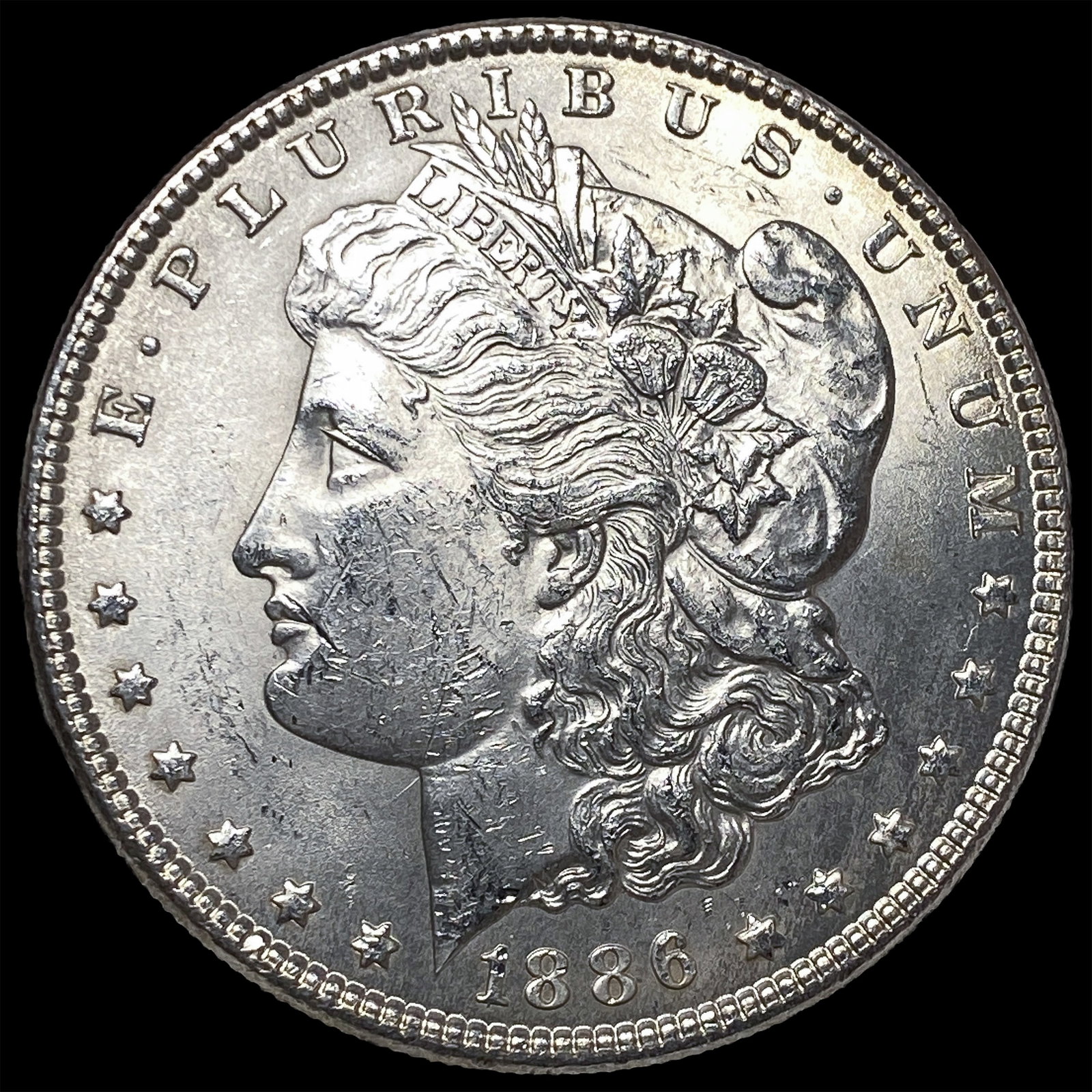 1886 Silver Morgan Dollar UNCIRCULATED: 1886 Silver Morgan Dollar UNCIRCULATED