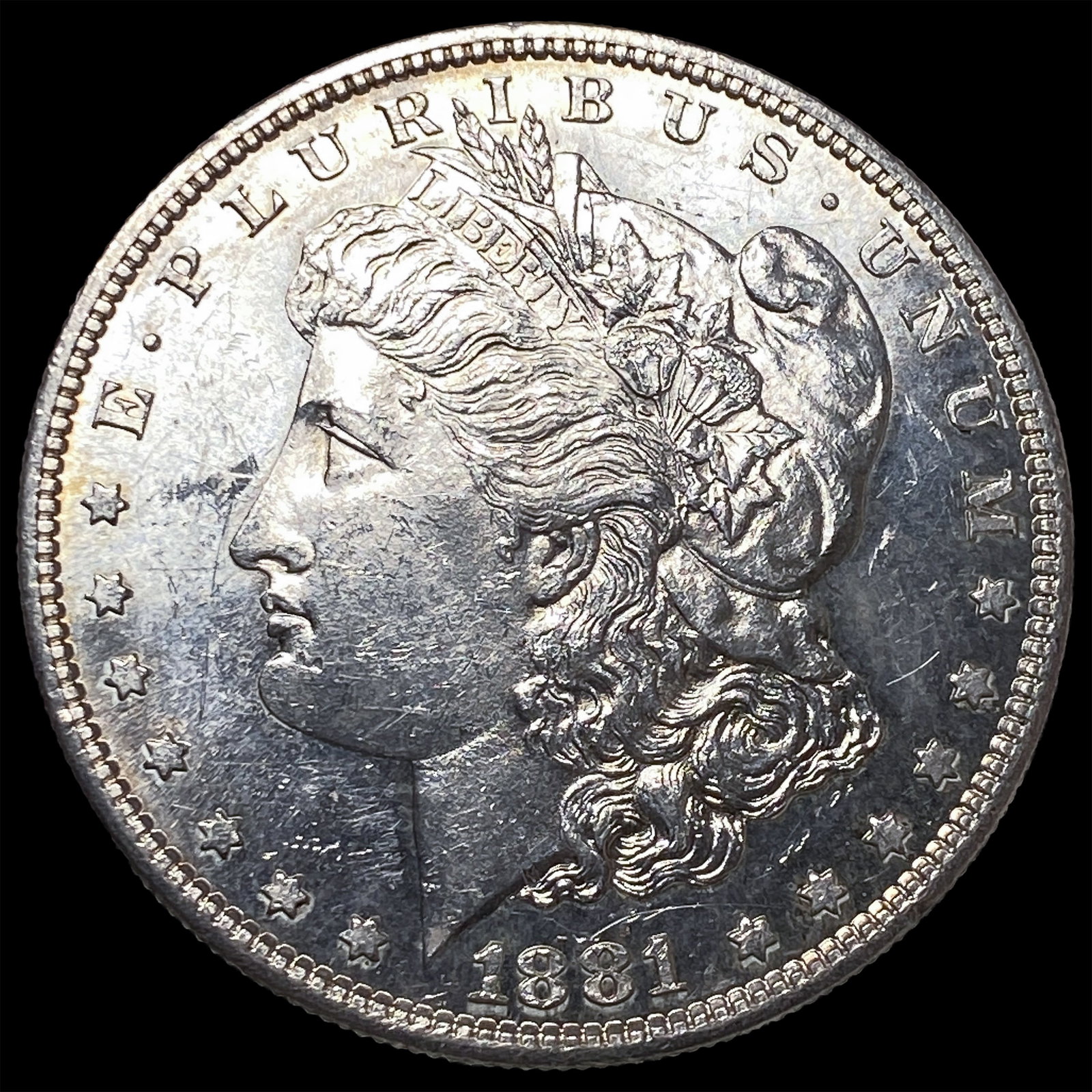 1881-S Silver Morgan Dollar CHOICE BU: 1881-S Silver Morgan Dollar CHOICE BU