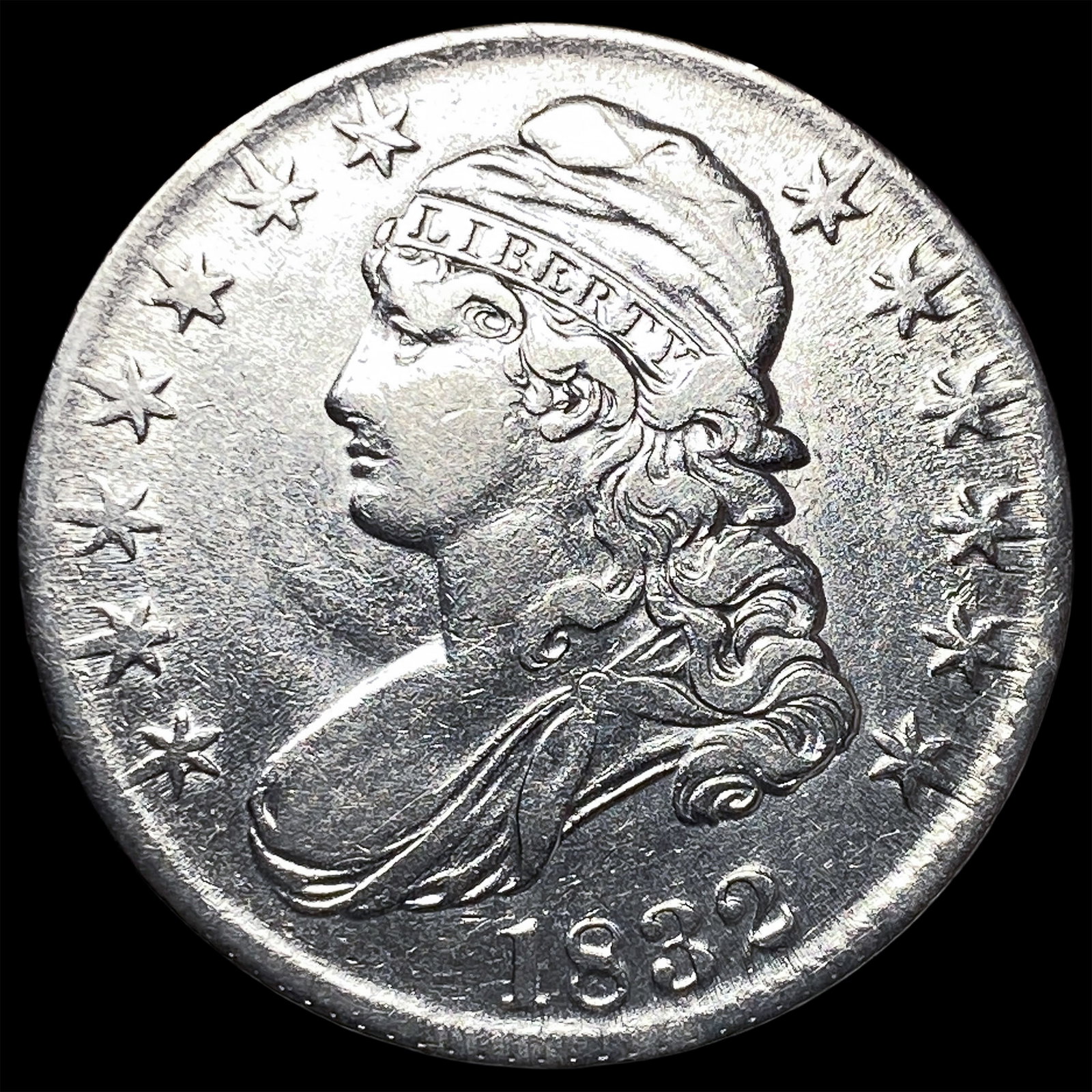 1832 Capped Bust Half Dollar CLOSELY UNCIRCULATED