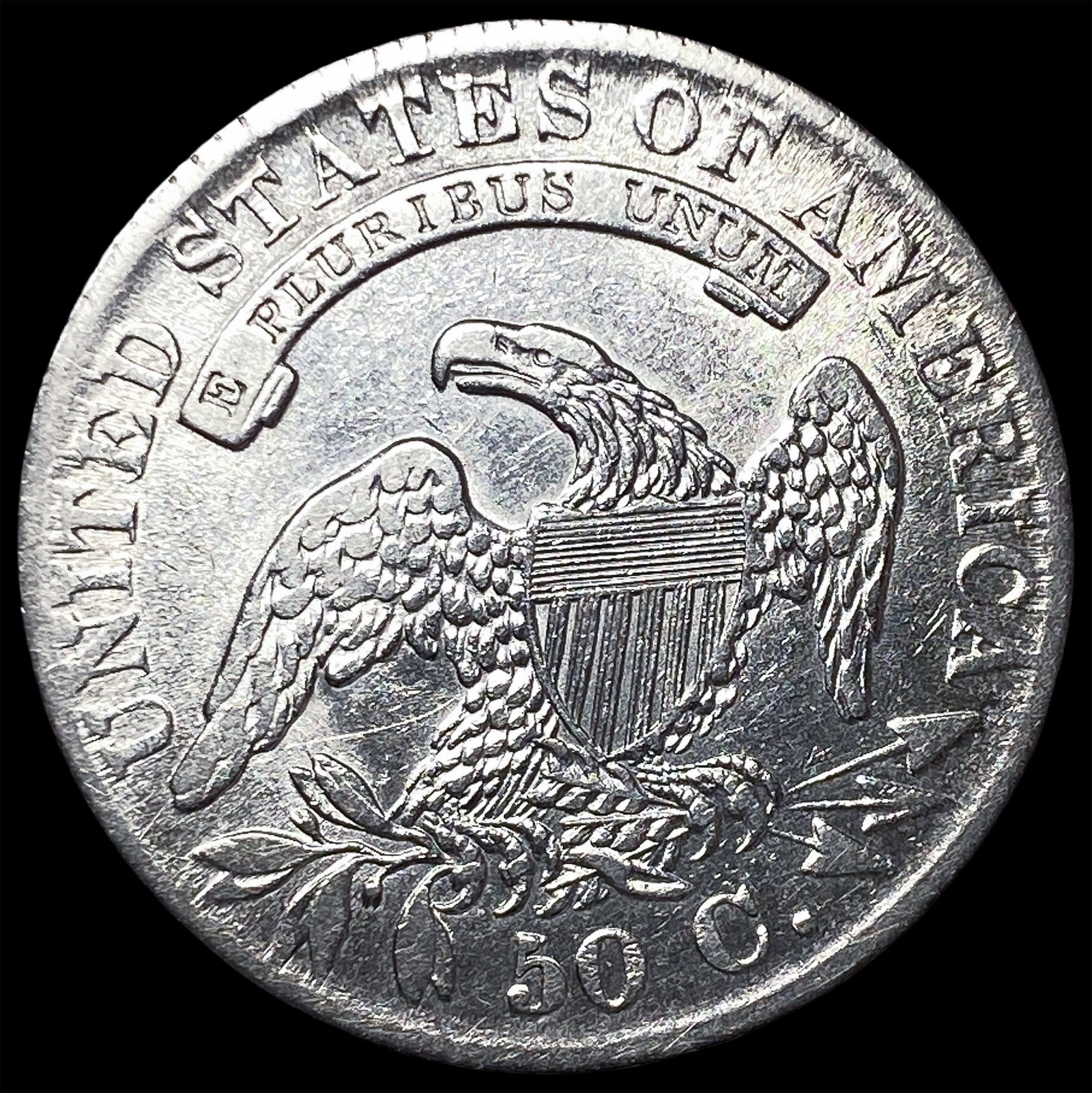1832 Capped Bust Half Dollar CLOSELY UNCIRCULATED - 2