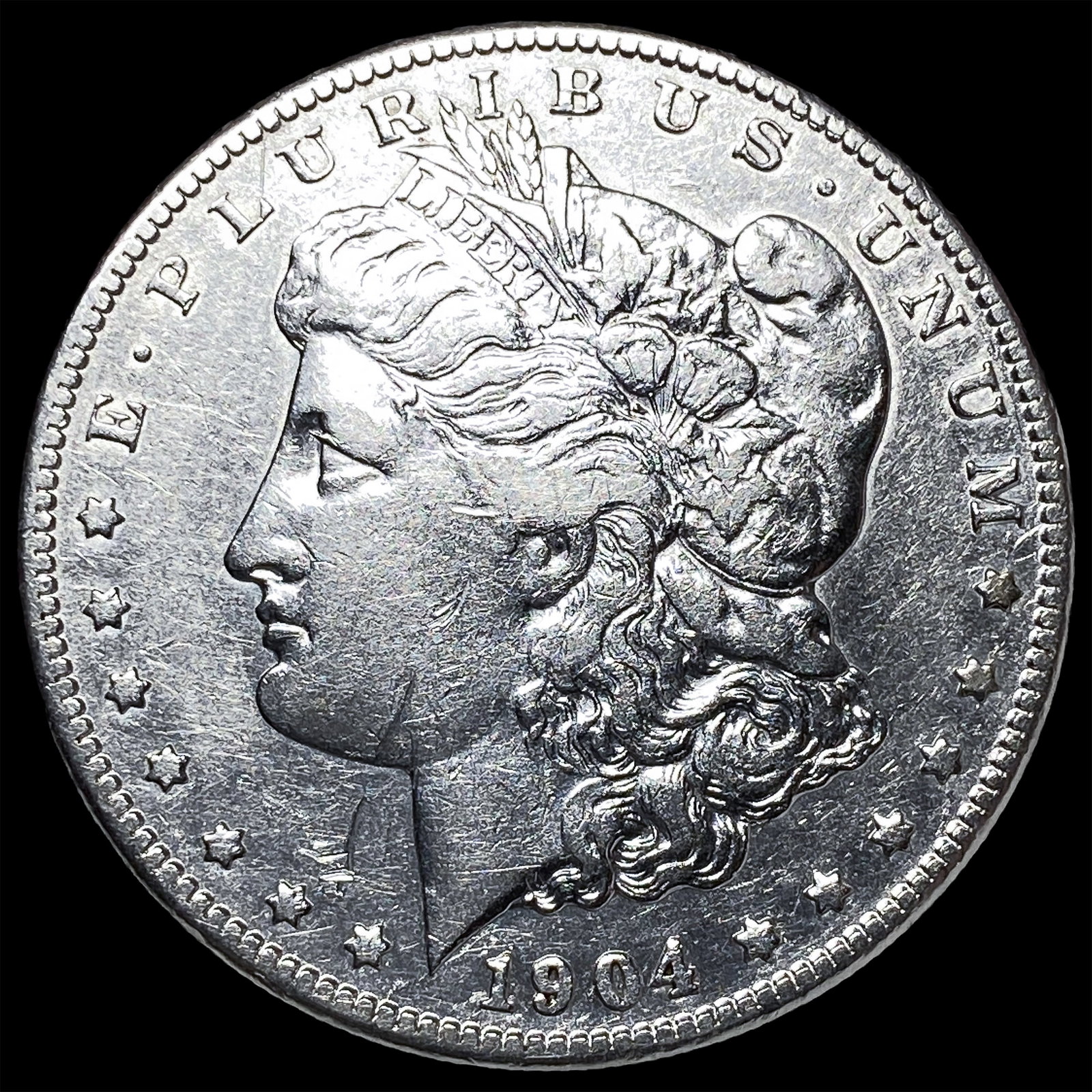 1904-S Silver Morgan Dollar CLOSELY UNCIRCULATED: 1904-S Silver Morgan Dollar CLOSELY UNCIRCULATED