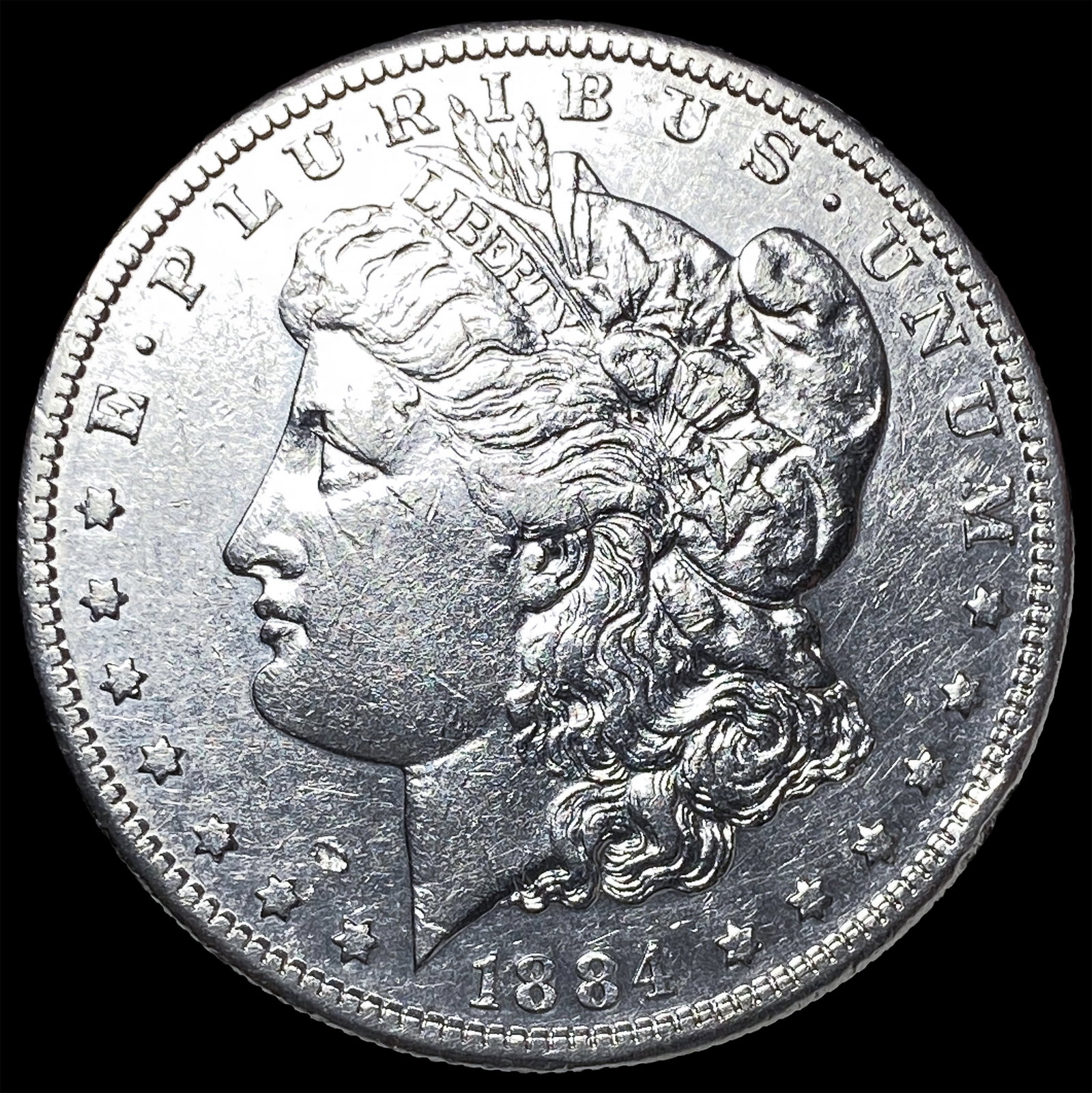 1884-O Morgan Silver Dollar CLOSELY UNCIRCULATED (1 of 2)