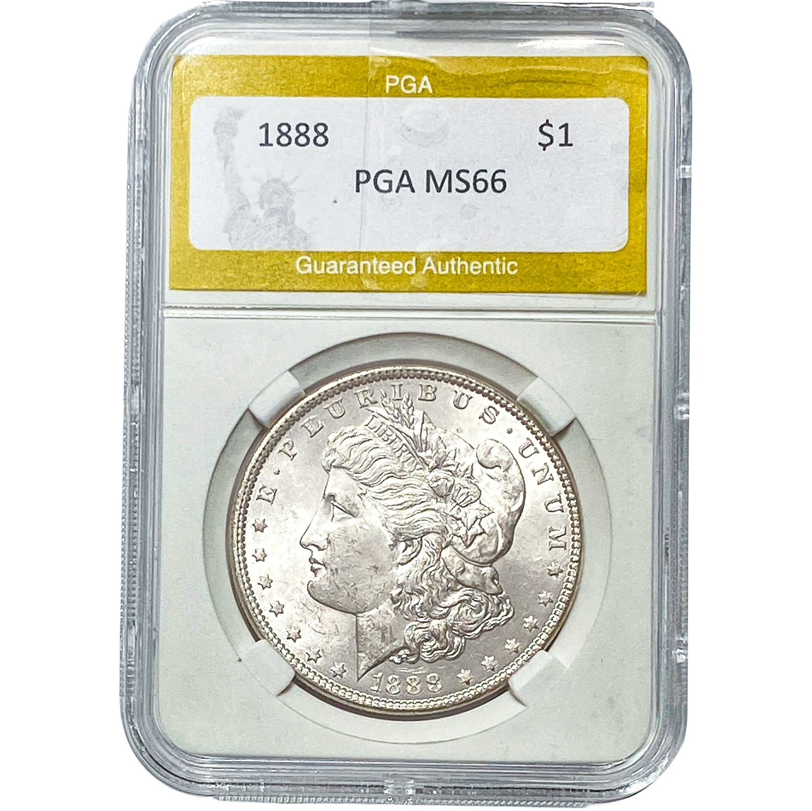 1888 Morgan Silver Dollar PGA MS66: 1888 Morgan Silver Dollar PGA MS66