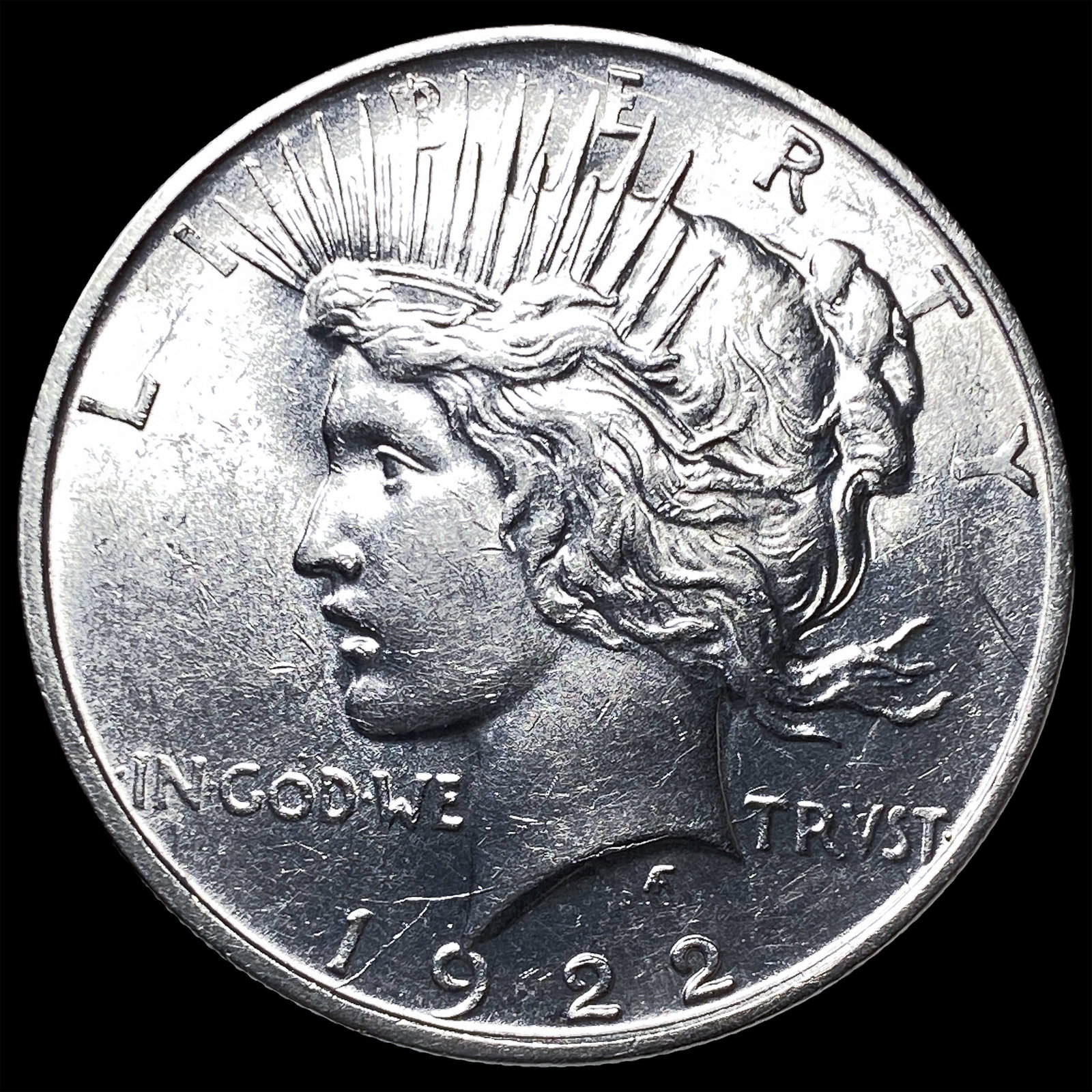 1922 Silver Peace Dollar UNCIRCULATED: 1922 Silver Peace Dollar UNCIRCULATED