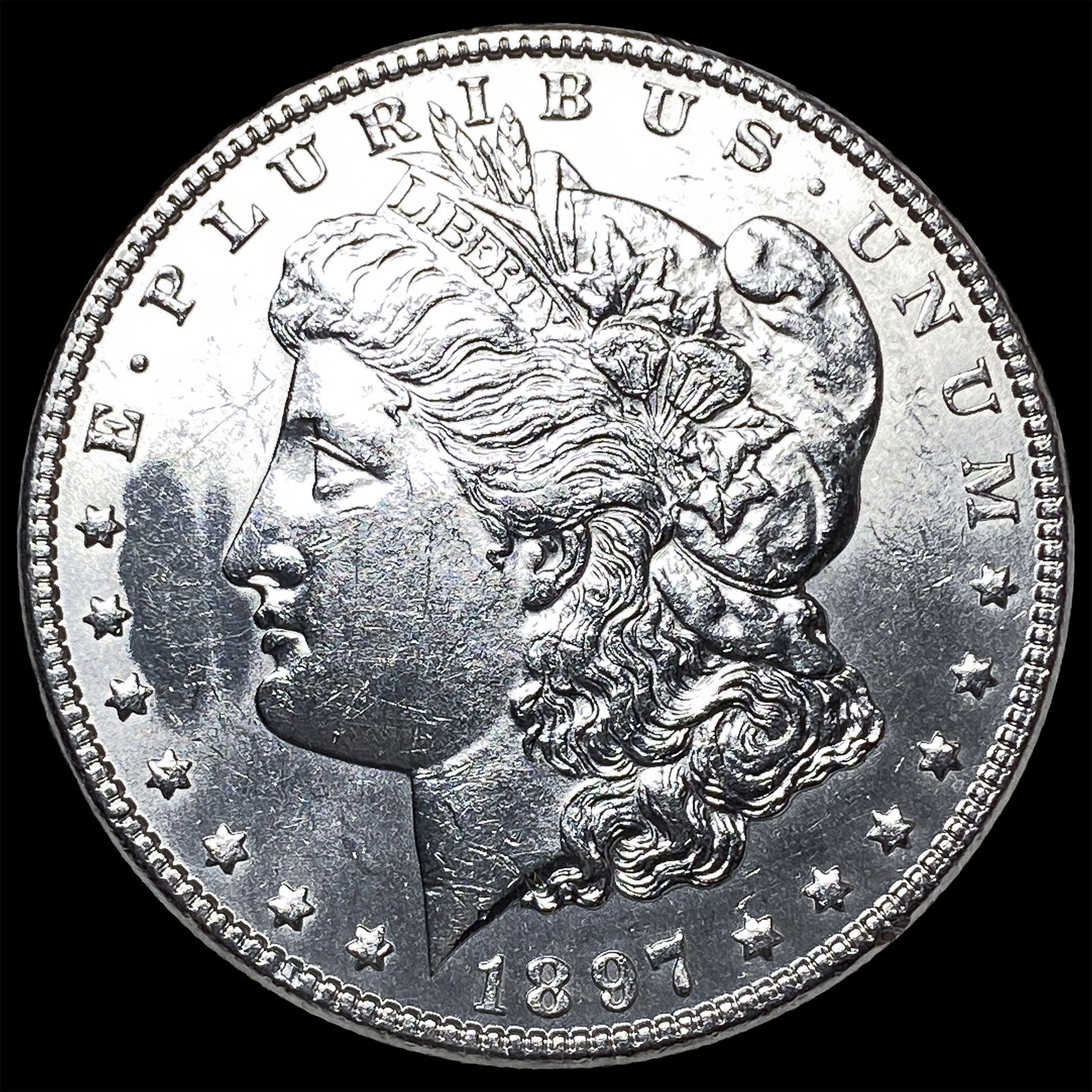 1897 Silver Morgan Dollar UNCIRCULATED: 1897 Silver Morgan Dollar UNCIRCULATED