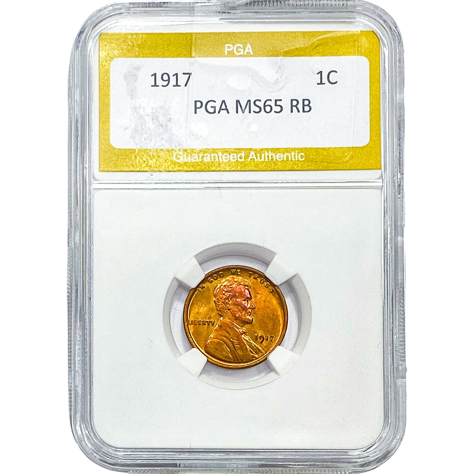 1917 Wheat Cent MS 65RB: 1917 Wheat Cent MS 65RB