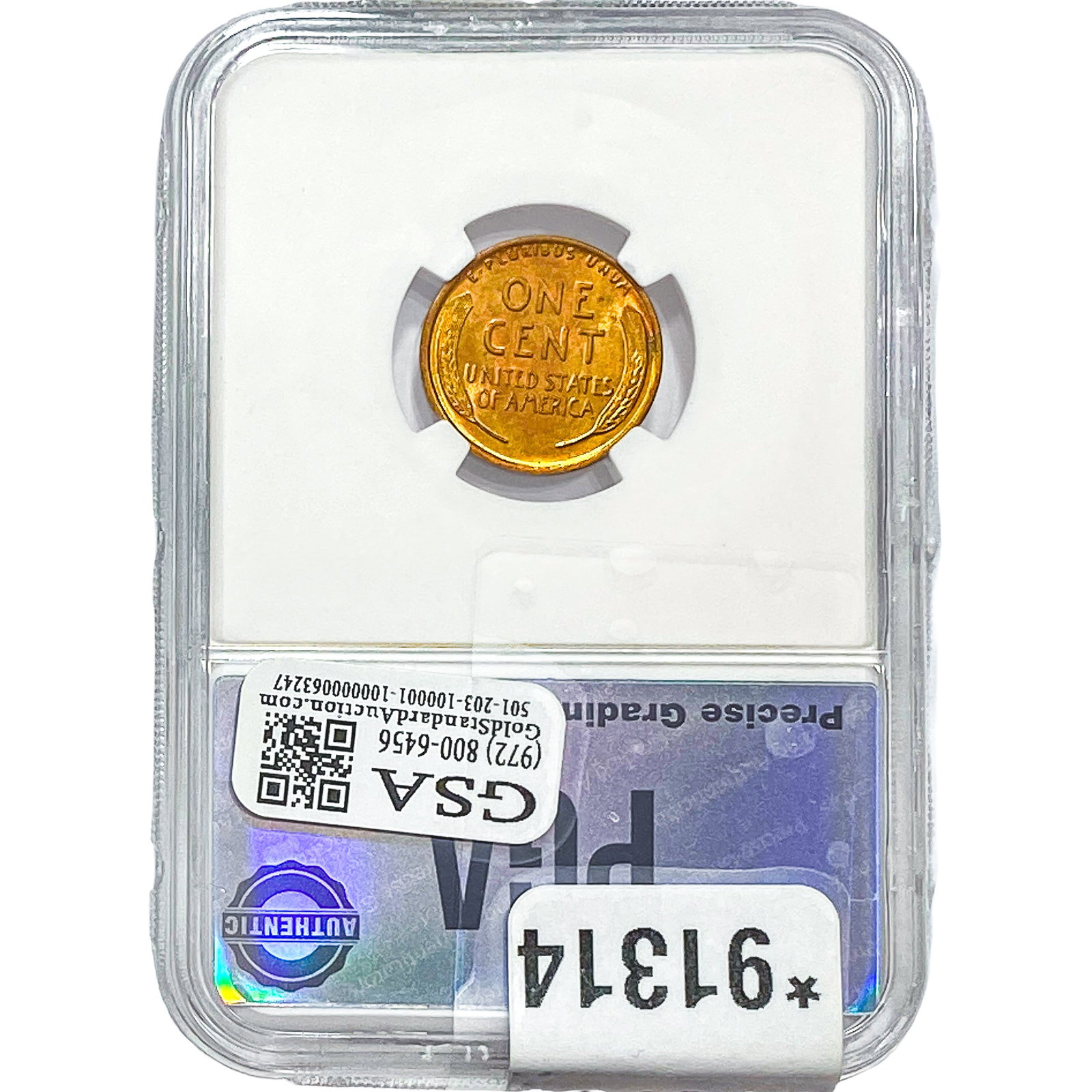 1917 Wheat Cent MS 65RB - 2