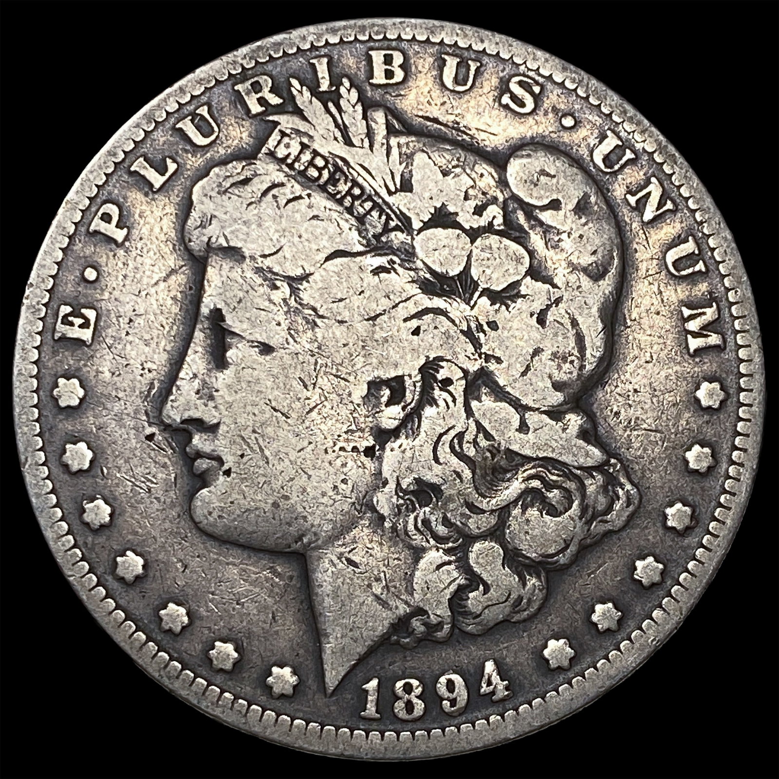 1894 Silver Morgan Dollar LIGHTLY CIRCULATED: 1894 Silver Morgan Dollar LIGHTLY CIRCULATED