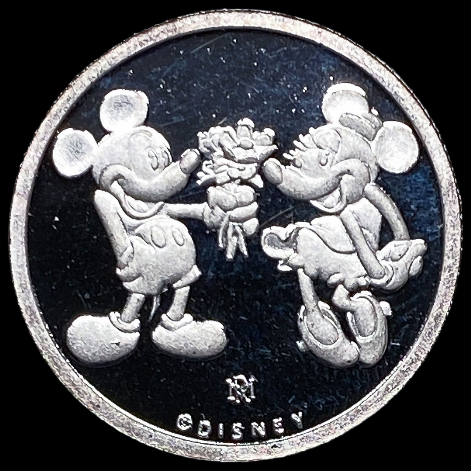 Mickey and Minnie Mouse .999 fine silver GEM PROOF (1 of 2)