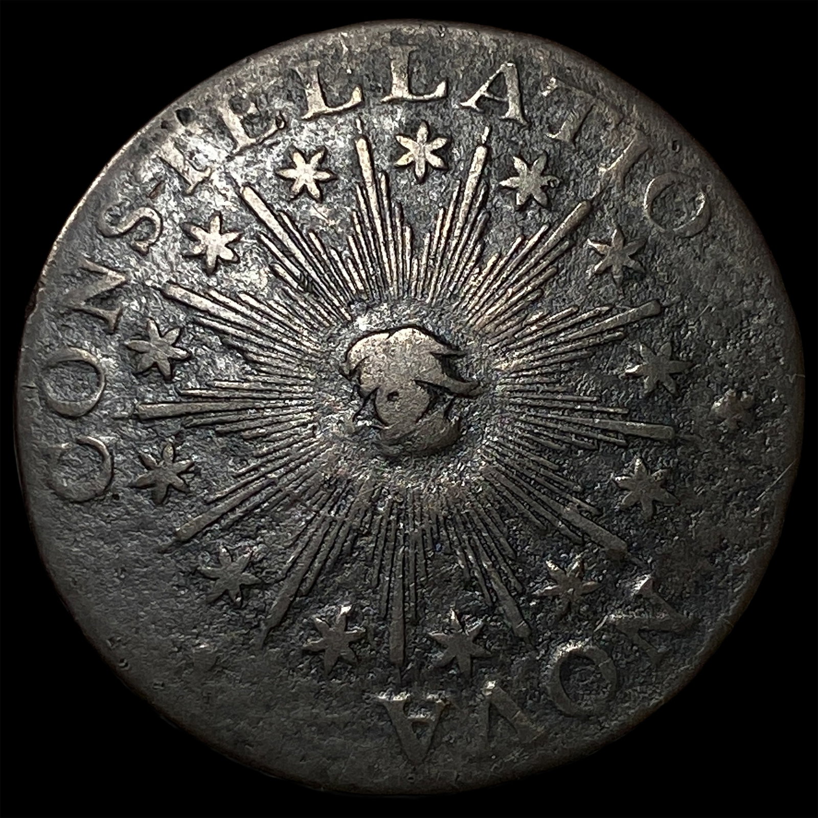 1783 Nova Constellatio Copper Quint. NEARLY UNCIRCULATED: 1783 Nova Constellatio Copper Quint. NEARLY UNCIRCULATED