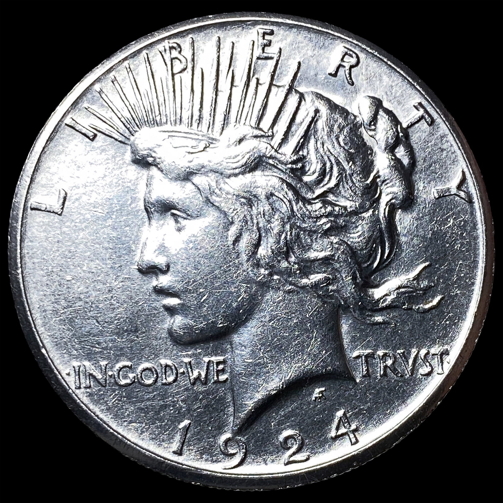 1924 Silver Peace Dollar UNCIRCULATED: 1924 Silver Peace Dollar UNCIRCULATED