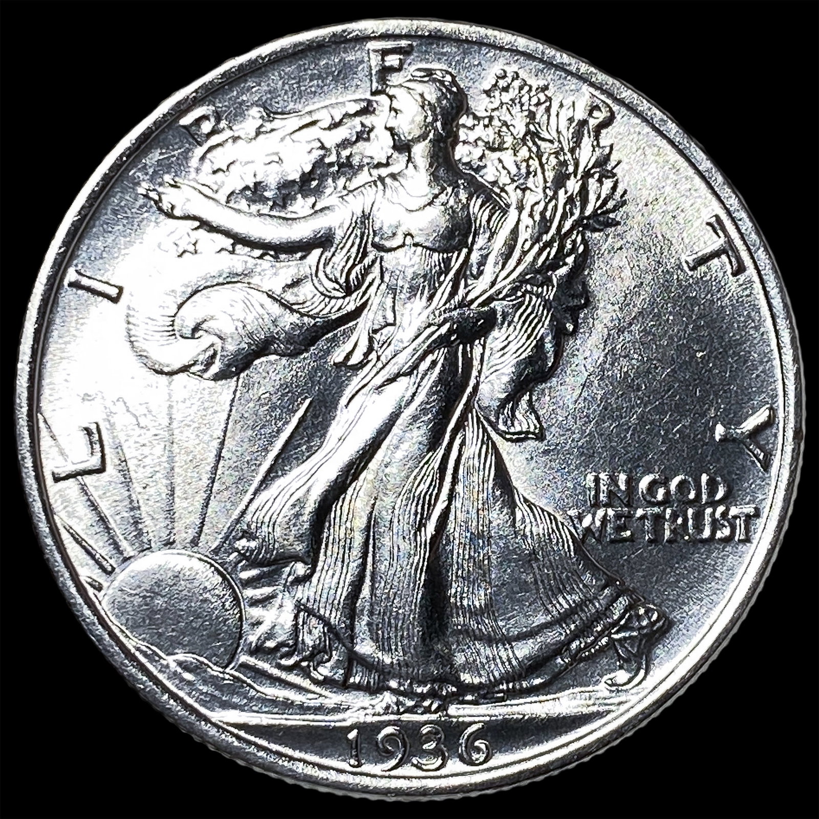 1936 Silver Walking Liberty Half Dollar UNCIRCULATED: 1936 Silver Walking Liberty Half Dollar UNCIRCULATED