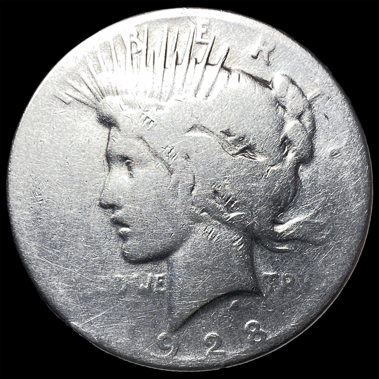 1923 Peace Silver Dollar NICELY CIRCULATED: 1923 Peace Silver Dollar NICELY CIRCULATED