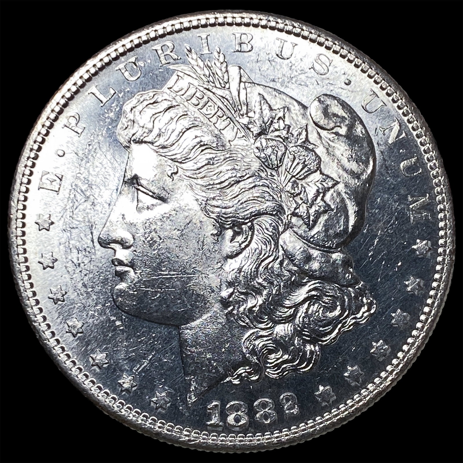 1882-S Silver Morgan Dollar CHOICE BU: 1882-S Silver Morgan Dollar CHOICE BU