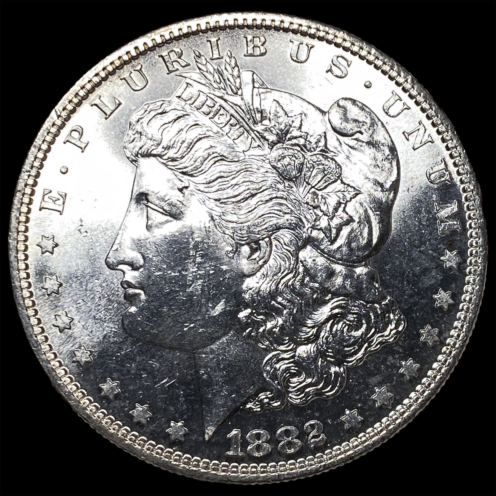 1882-S Silver Morgan Dollar CHOICE BU: 1882-S Silver Morgan Dollar CHOICE BU