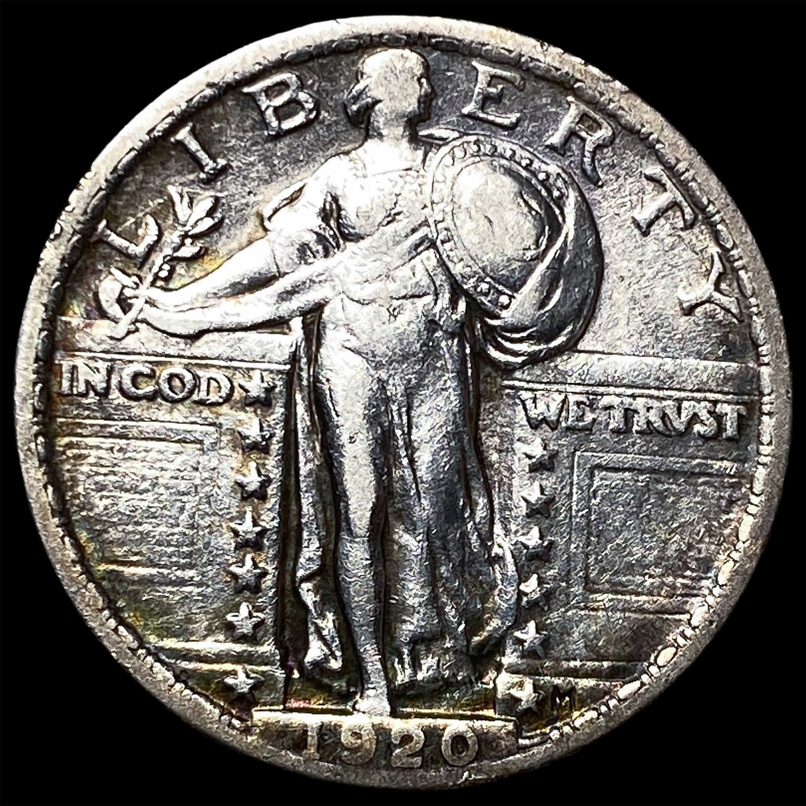1920 Standing Liberty Quarter NEARLY UNCIRCULATED: 1920 Standing Liberty Quarter NEARLY UNCIRCULATED