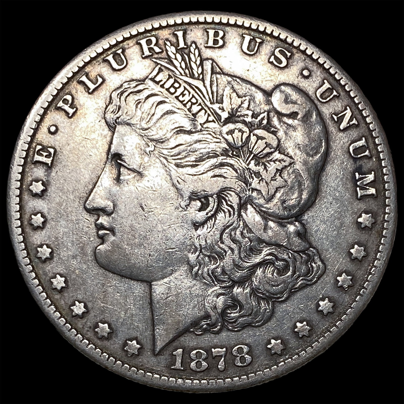 1878-CC Silver Morgan Dollar NEARLY UNCIRCULATED: 1878-CC Silver Morgan Dollar NEARLY UNCIRCULATED