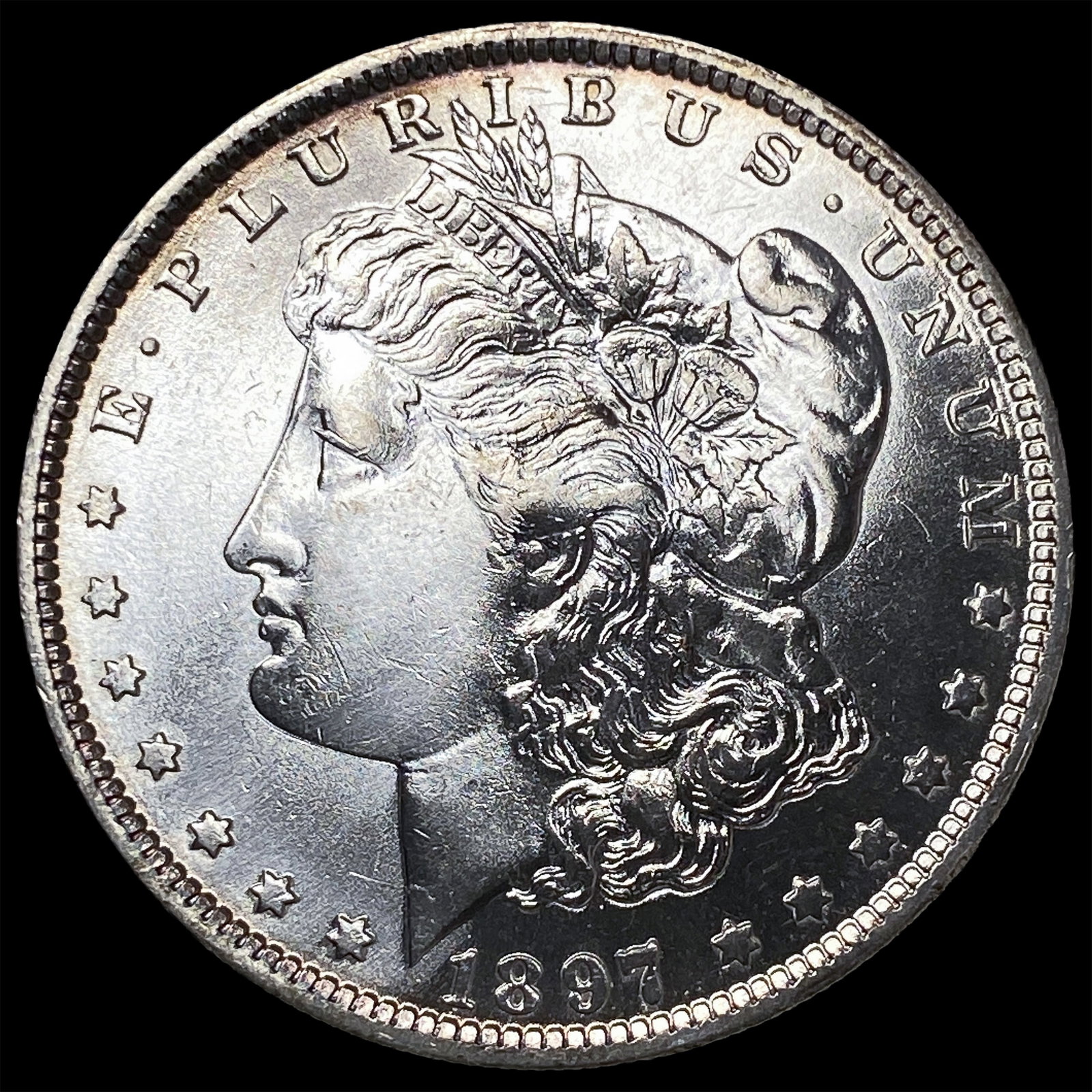 1897-O Silver Morgan Dollar CHOICE BU: 1897-O Silver Morgan Dollar CHOICE BU