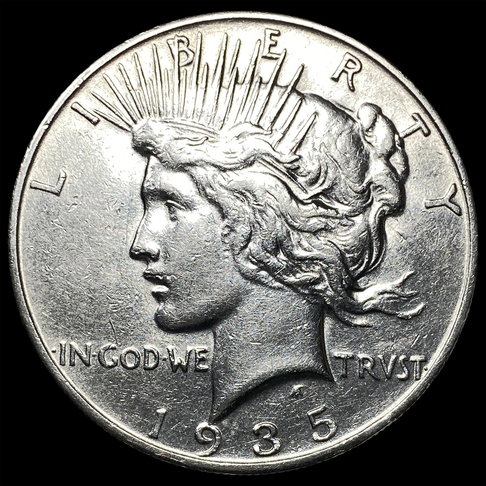 1935 Silver Peace Dollar UNCIRCULATED: 1935 Silver Peace Dollar UNCIRCULATED