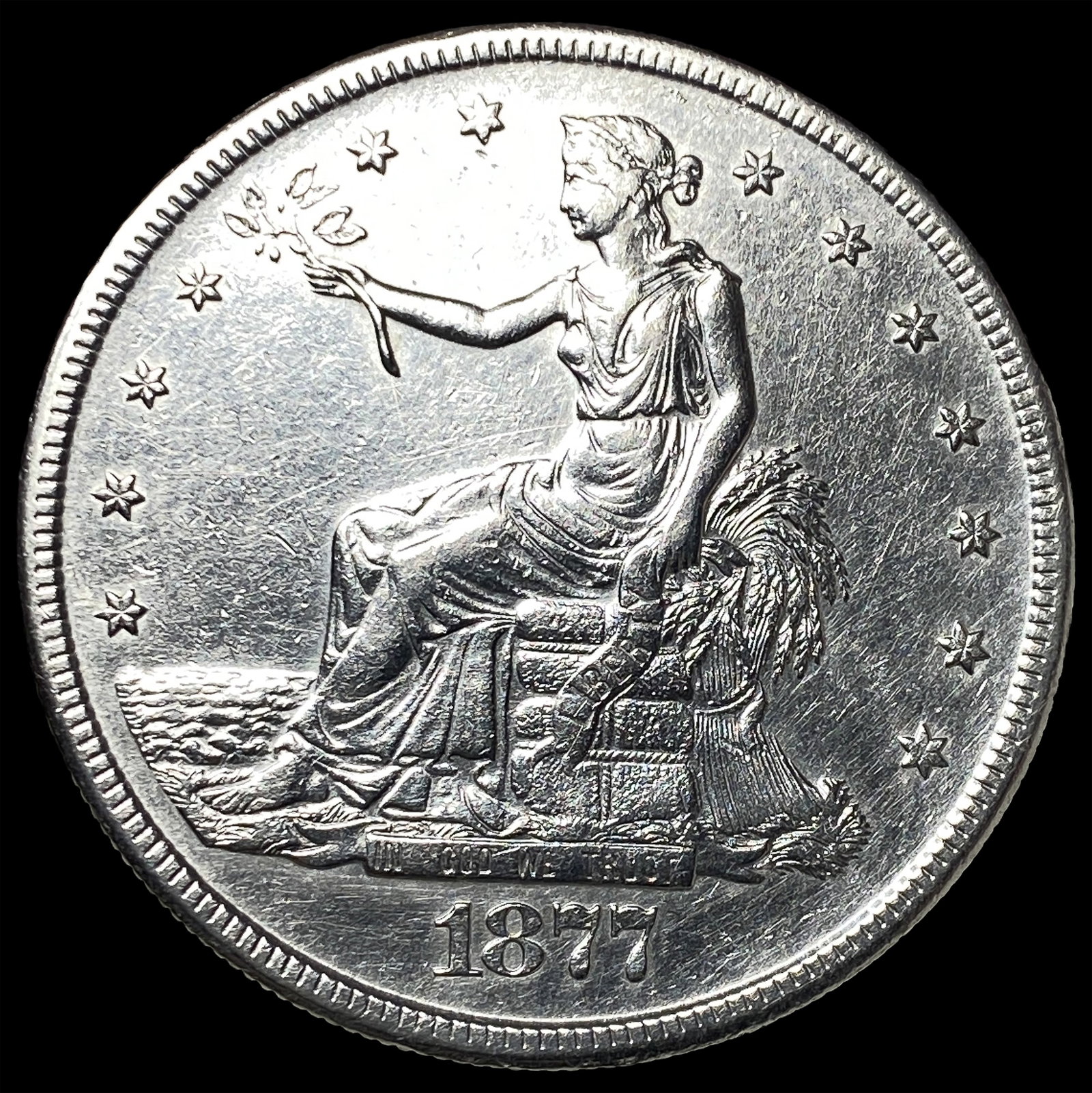 1877-S Silver Trade Dollar UNCIRCULATED: 1877-S Silver Trade Dollar UNCIRCULATED