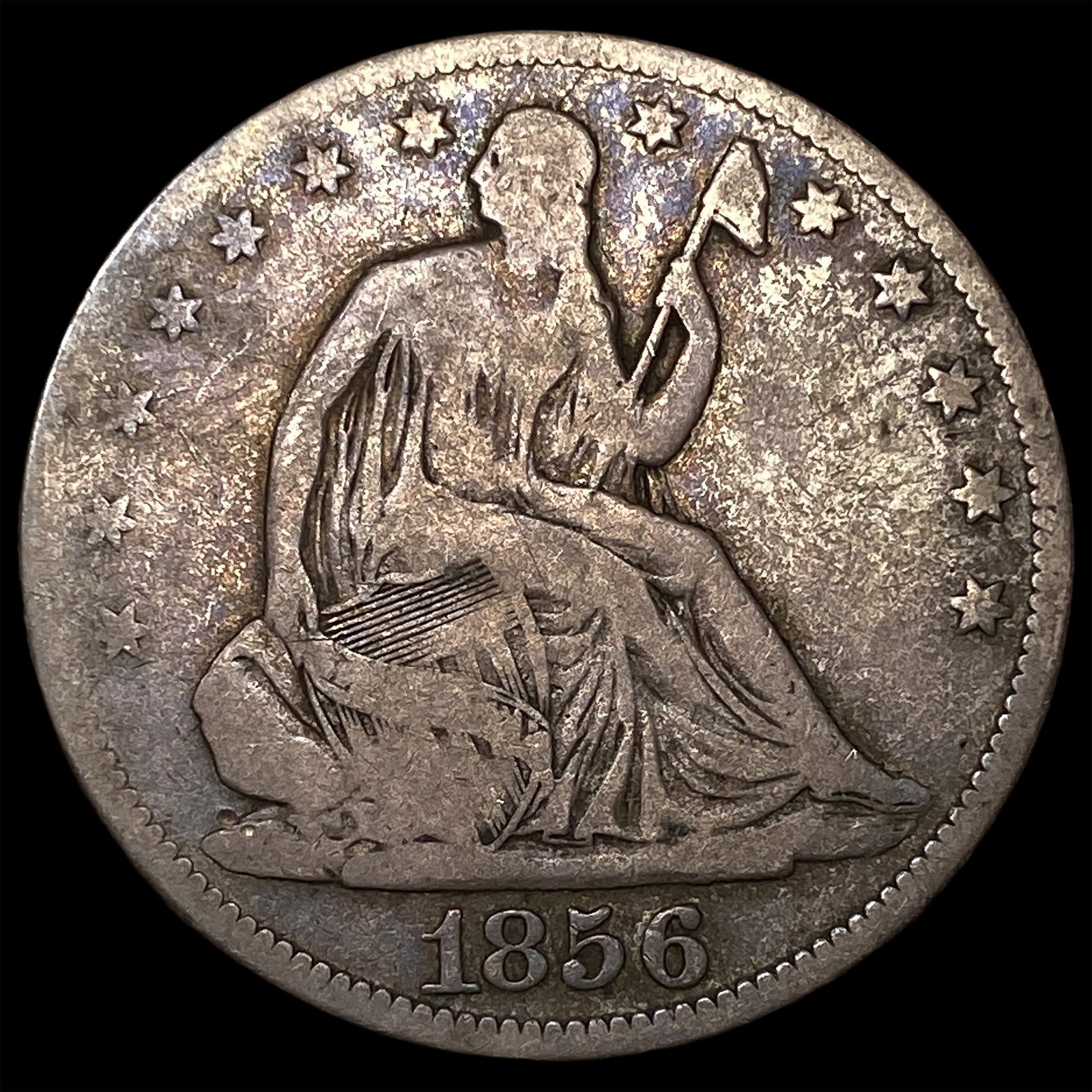 1856 Seated Liberty Half Dollar UNCIRCULATED: 1856 Seated Liberty Half Dollar UNCIRCULATED
