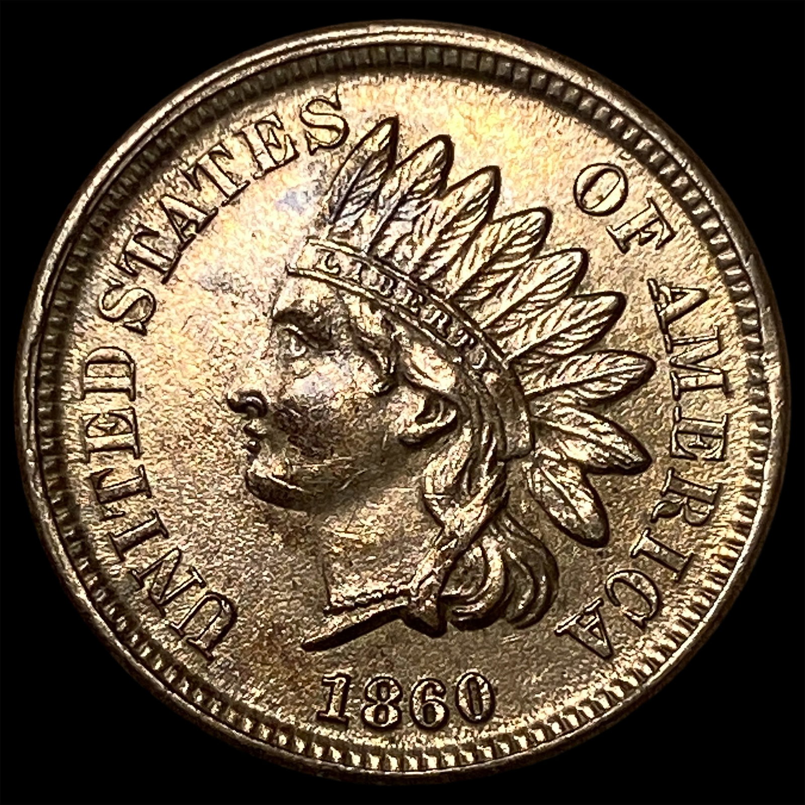 1860 Copper-Nickel Indian Head Cent UNCIRCULATED: 1860 Copper-Nickel Indian Head Cent UNCIRCULATED