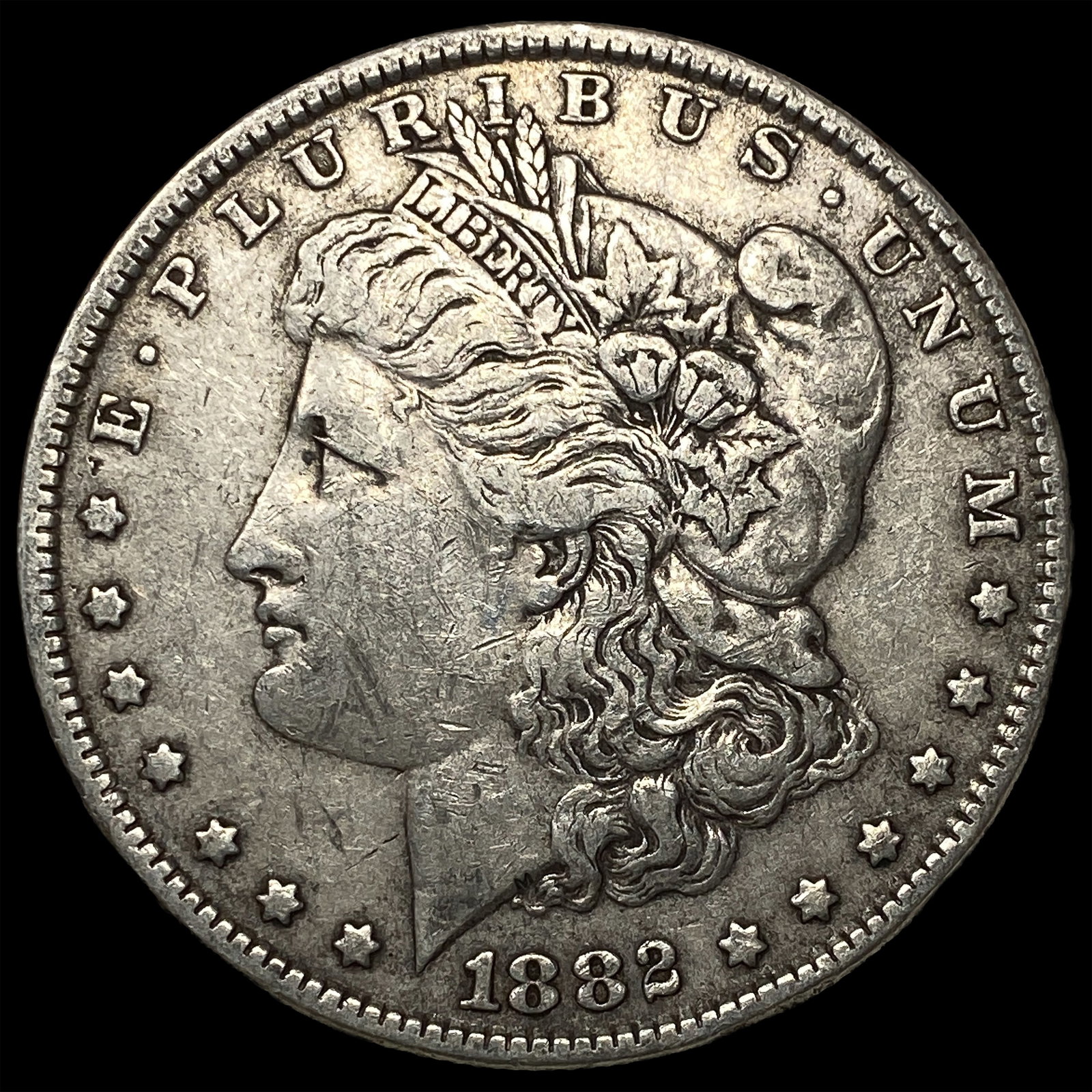 1882 Morgan Silver Dollar NEARLY UNCIRCULATED: 1882 Morgan Silver Dollar NEARLY UNCIRCULATED