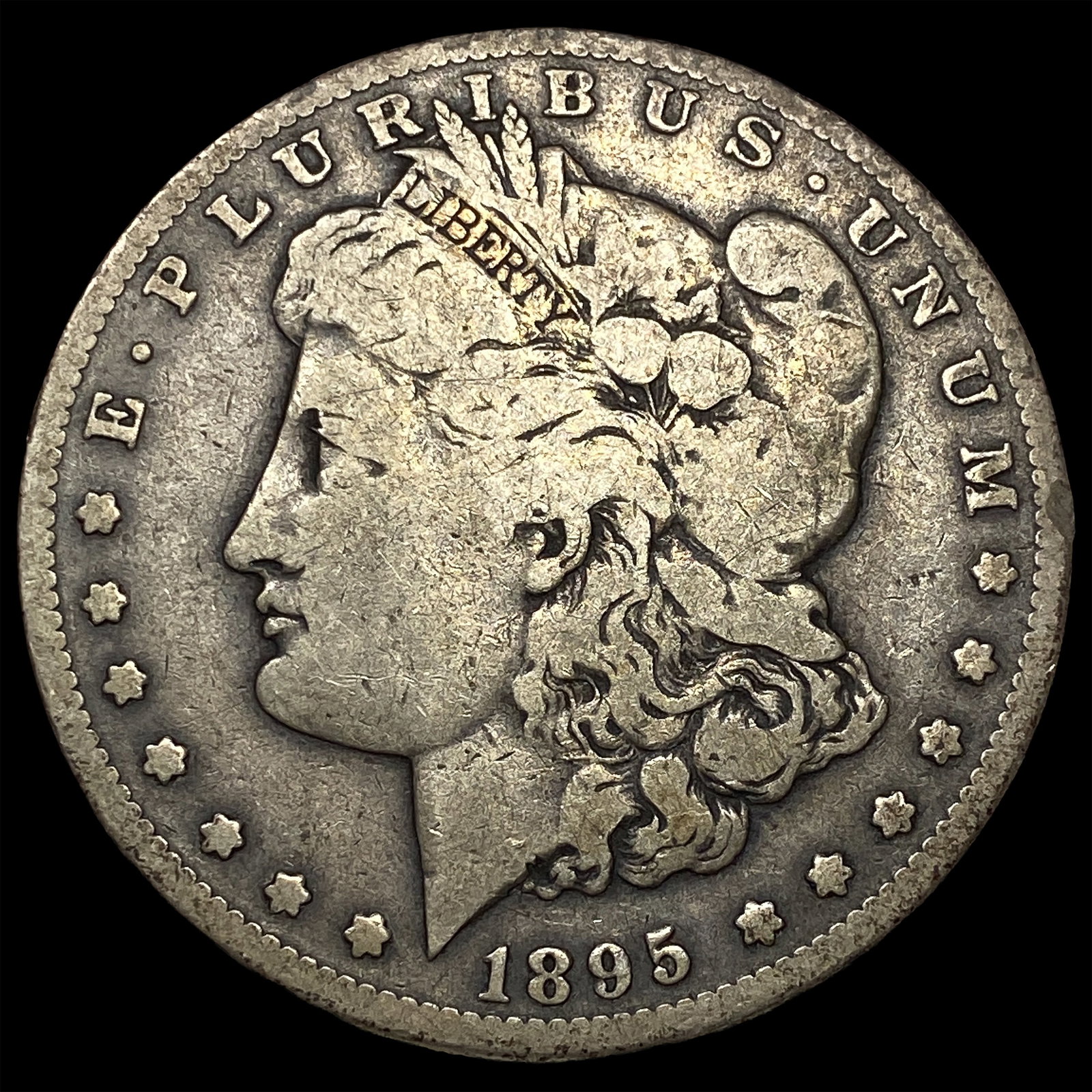1895-S Silver Morgan Dollar NICELY CIRCULATED: 1895-S Silver Morgan Dollar NICELY CIRCULATED