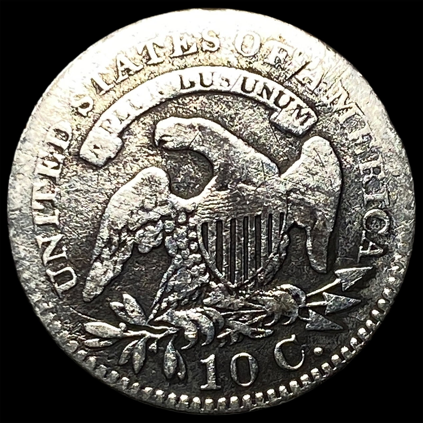 1827 Capped Bust Dime NICELY CIRCULATED - 2