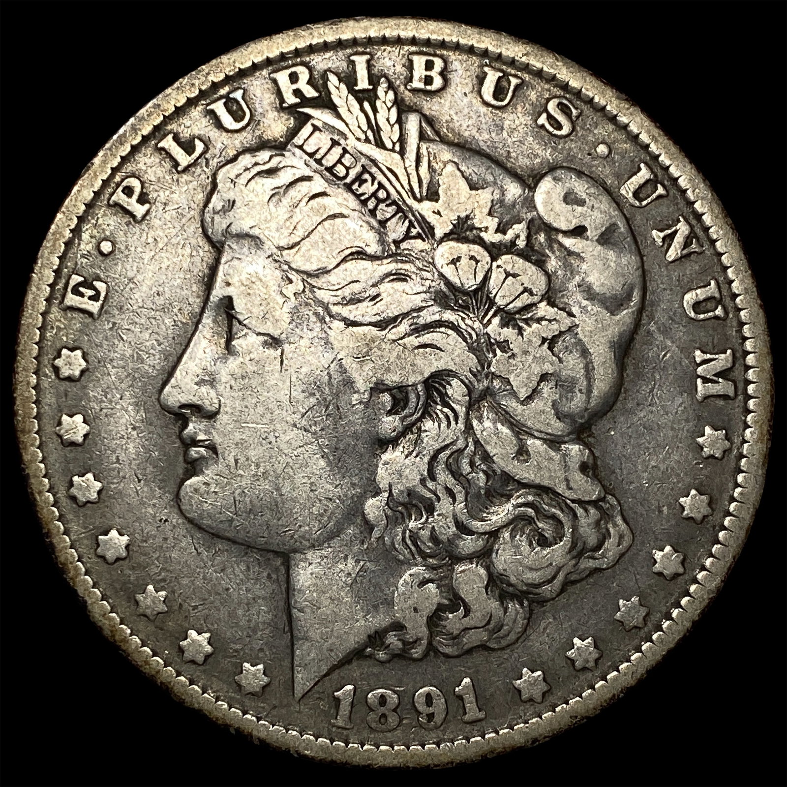 1891-O Silver Morgan Dollar NEARLY UNCIRCULATED: 1891-O Silver Morgan Dollar NEARLY UNCIRCULATED