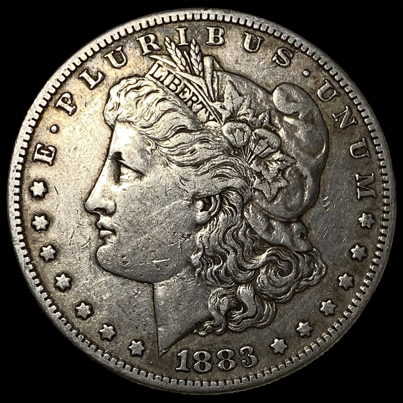 1883-S Silver Morgan Dollar NEARLY UNCIRCULATED: 1883-S Silver Morgan Dollar NEARLY UNCIRCULATED