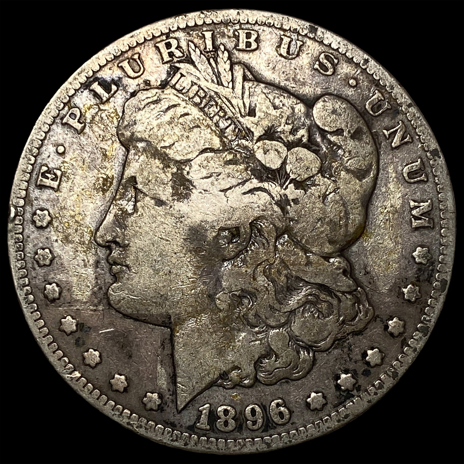 1896-S Silver Morgan Dollar LIGHTLY CIRCULATED: 1896-S Silver Morgan Dollar LIGHTLY CIRCULATED