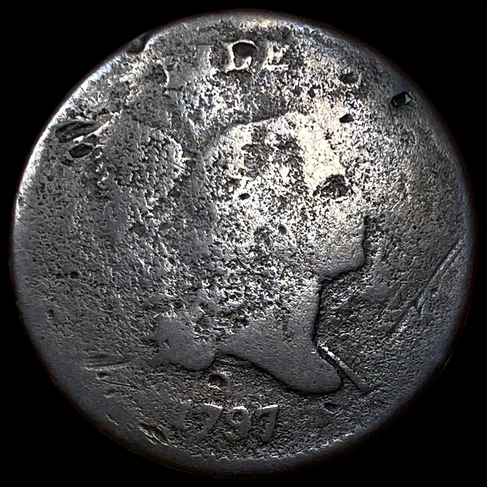 1797 Draped Bust Large Cent NICELY CIRCULATED: 1797 Draped Bust Large Cent NICELY CIRCULATED