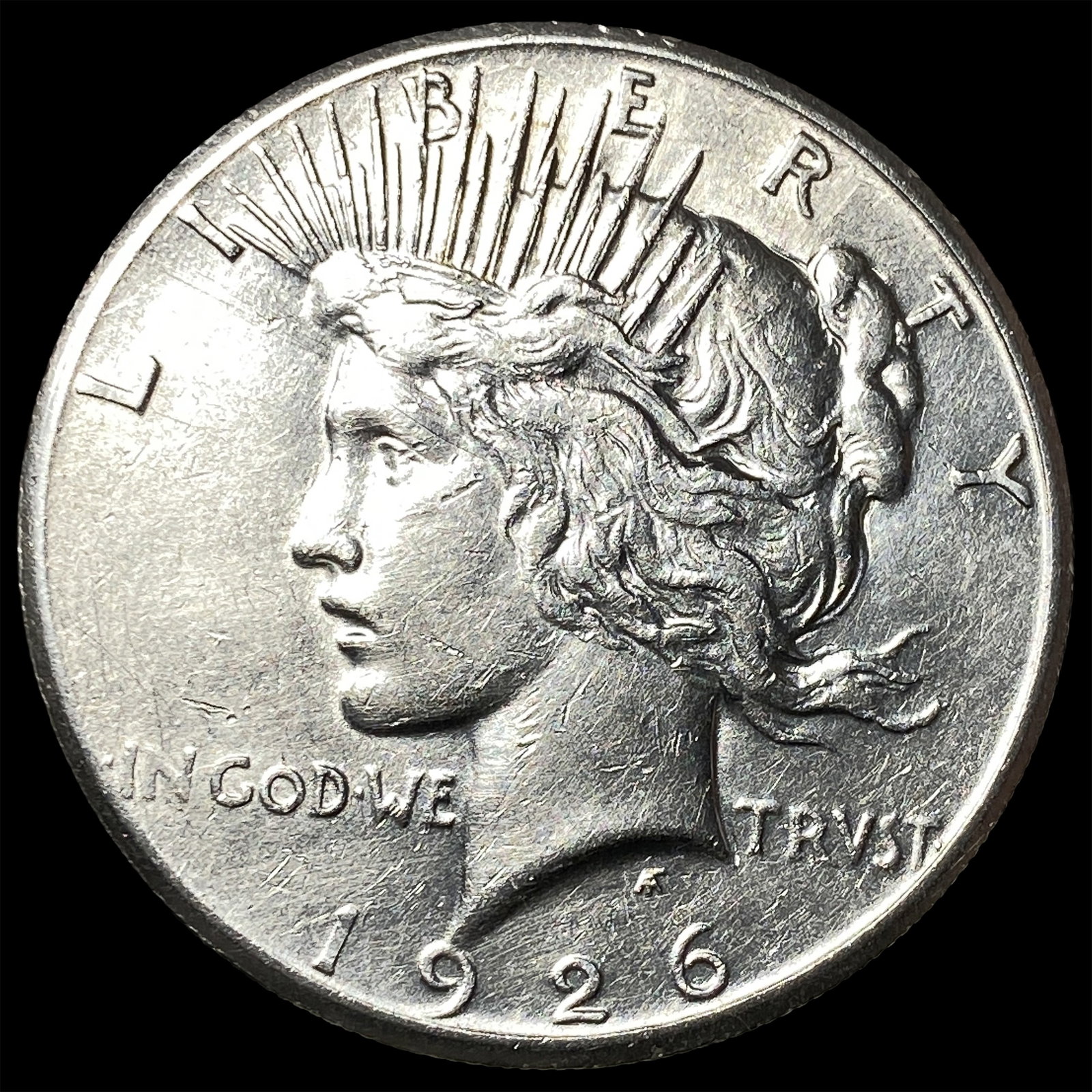 1926 Peace Silver Dollar CHOICE AU: 1926 Peace Silver Dollar CHOICE AU