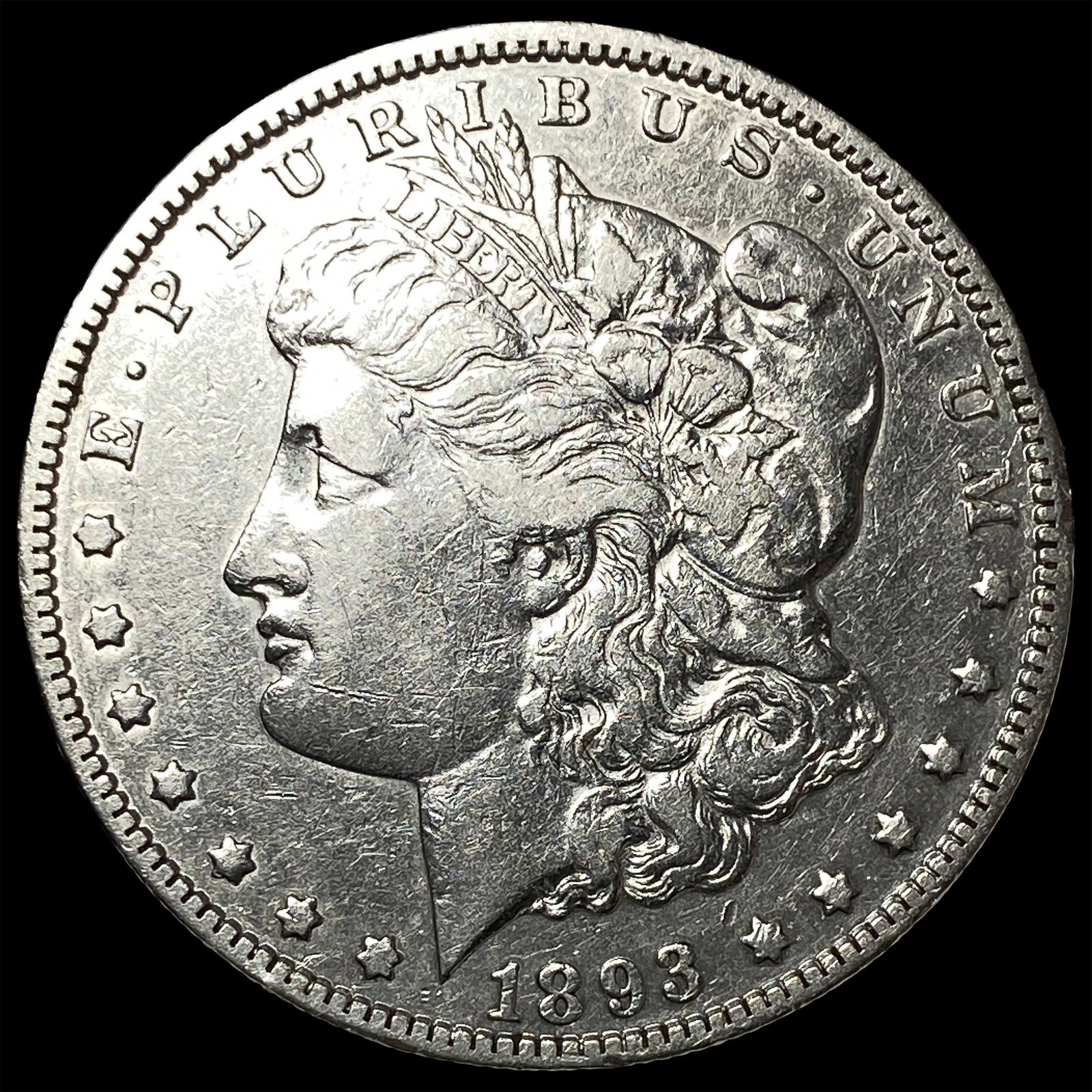 1893-O Silver Morgan Dollar CLOSELY UNCIRCULATED (1 of 2)