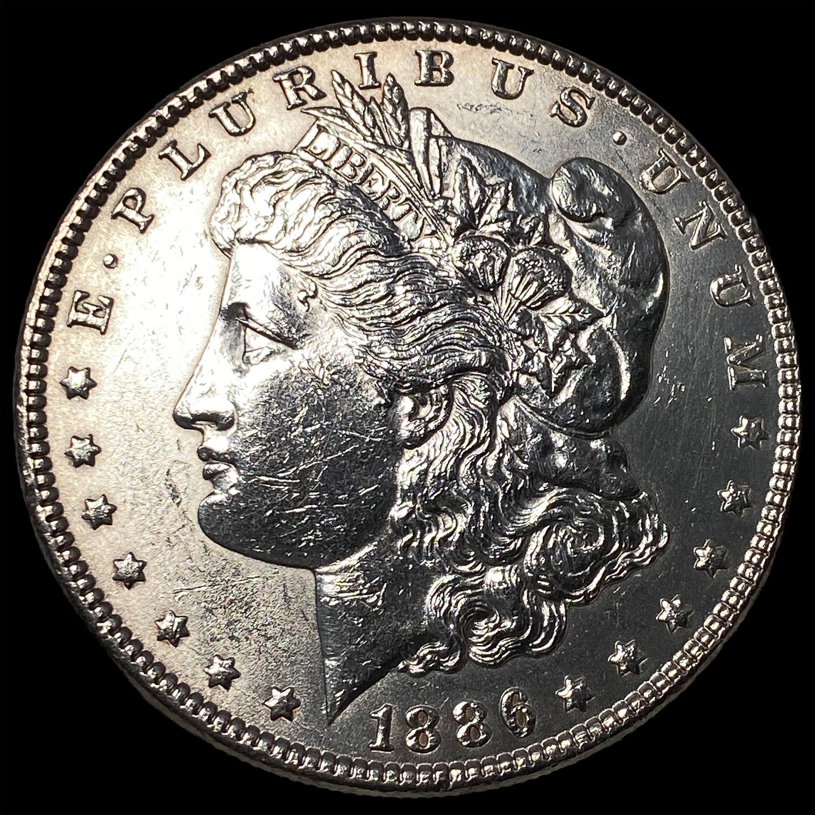 1886 Morgan Silver Dollar UNCIRCULATED: 1886 Morgan Silver Dollar UNCIRCULATED