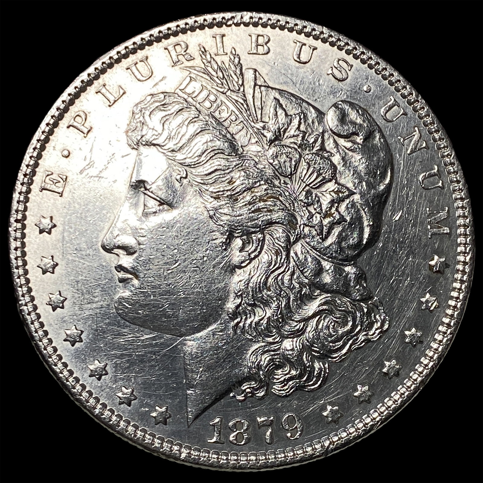 1879-S Silver Morgan Dollar UNCIRCULATED: 1879-S Silver Morgan Dollar UNCIRCULATED
