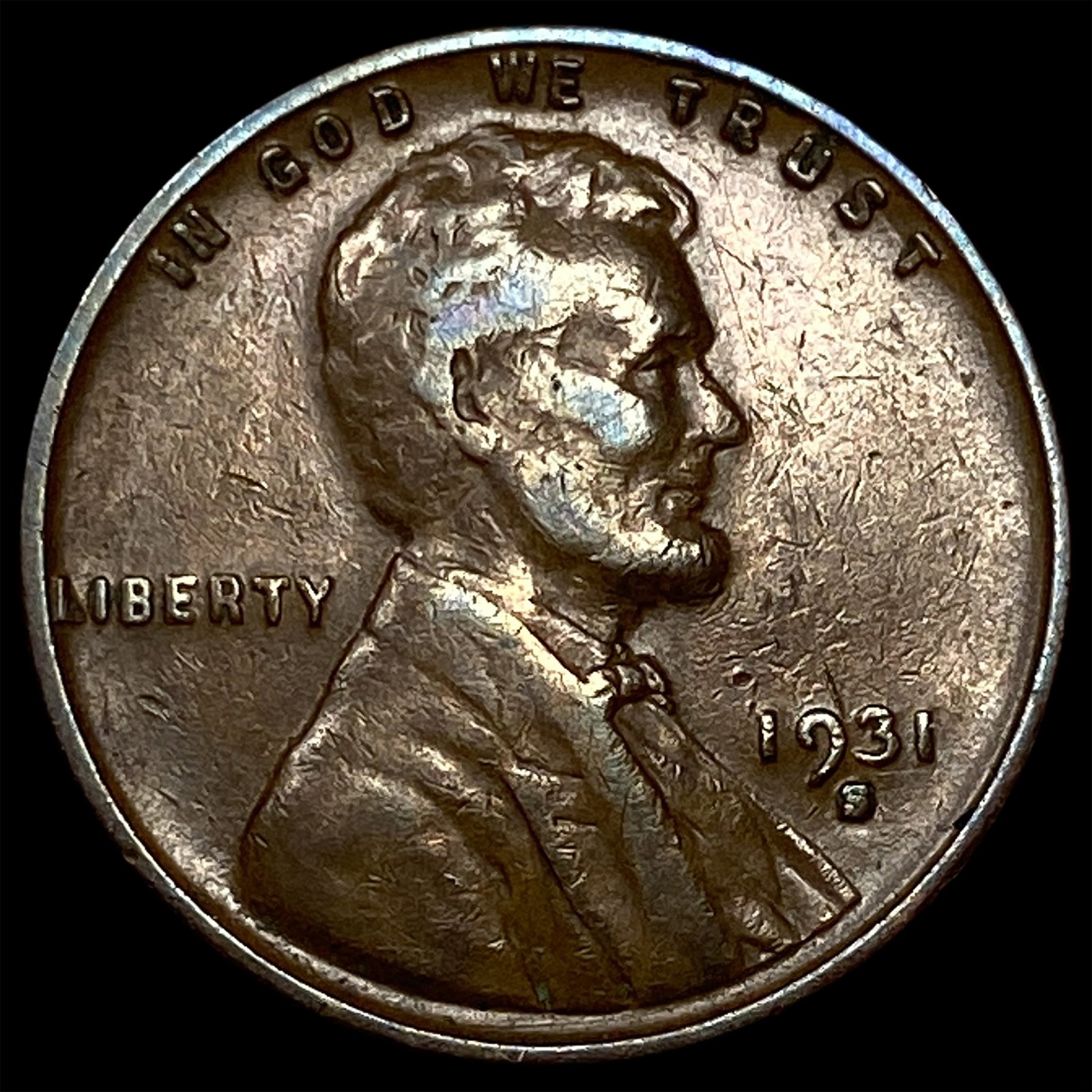 1931-S Lincoln Wheat Cent CLOSELY UNCIRCULATED (1 of 2)
