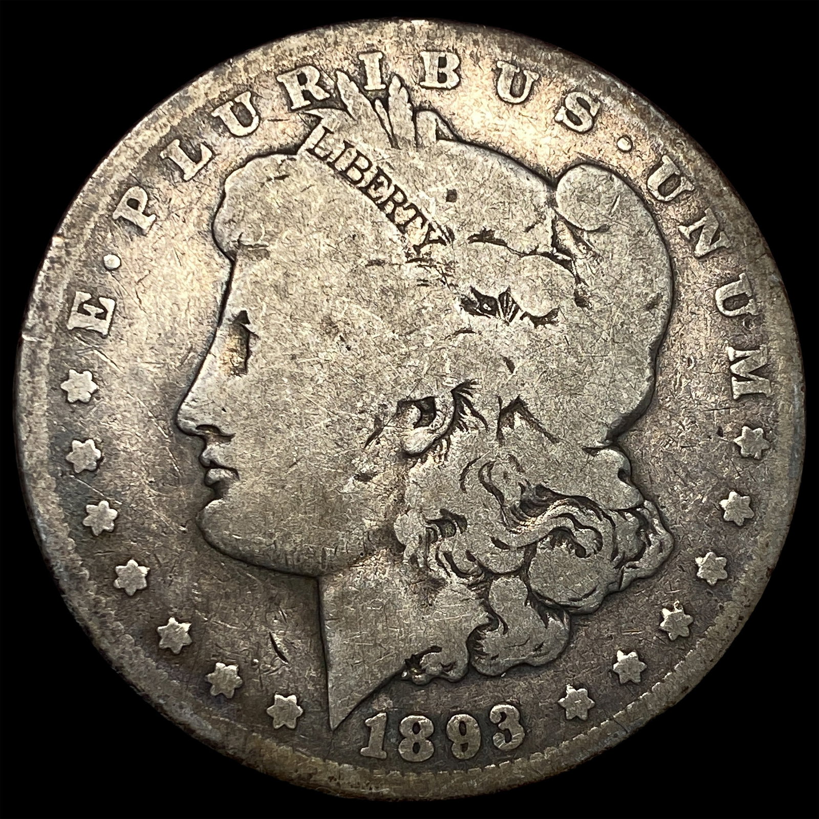 1893 Silver Morgan Dollar NICELY CIRCULATED: 1893 Silver Morgan Dollar NICELY CIRCULATED
