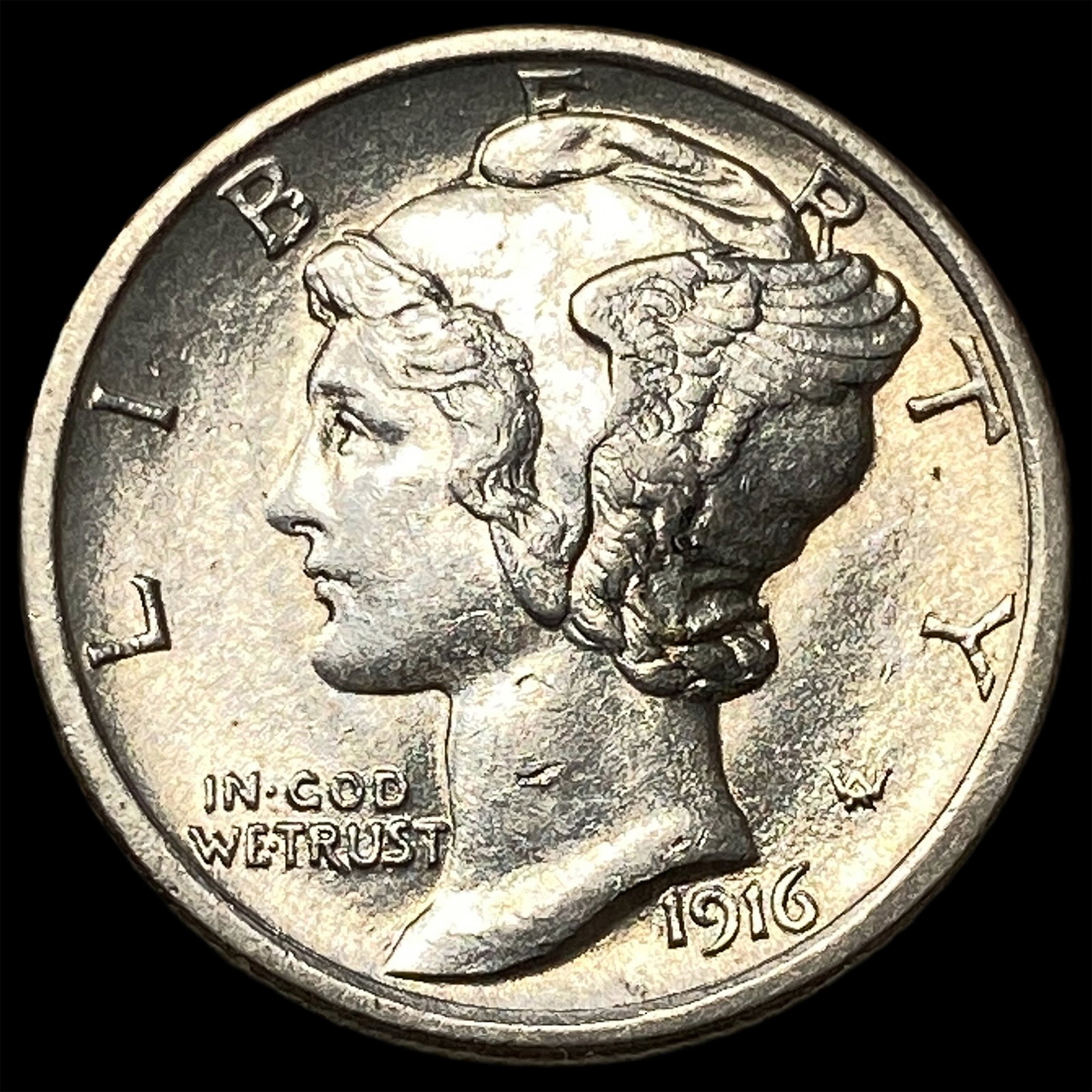 1916 Mercury Dime UNCIRCULATED: 1916 Mercury Dime UNCIRCULATED