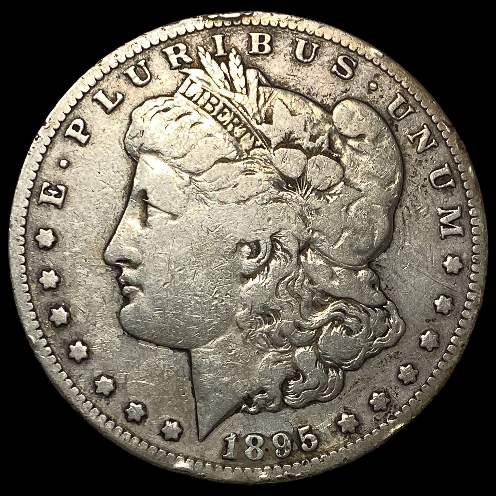 1895-S Silver Morgan Dollar LIGHTLY CIRCULATED: 1895-S Silver Morgan Dollar LIGHTLY CIRCULATED