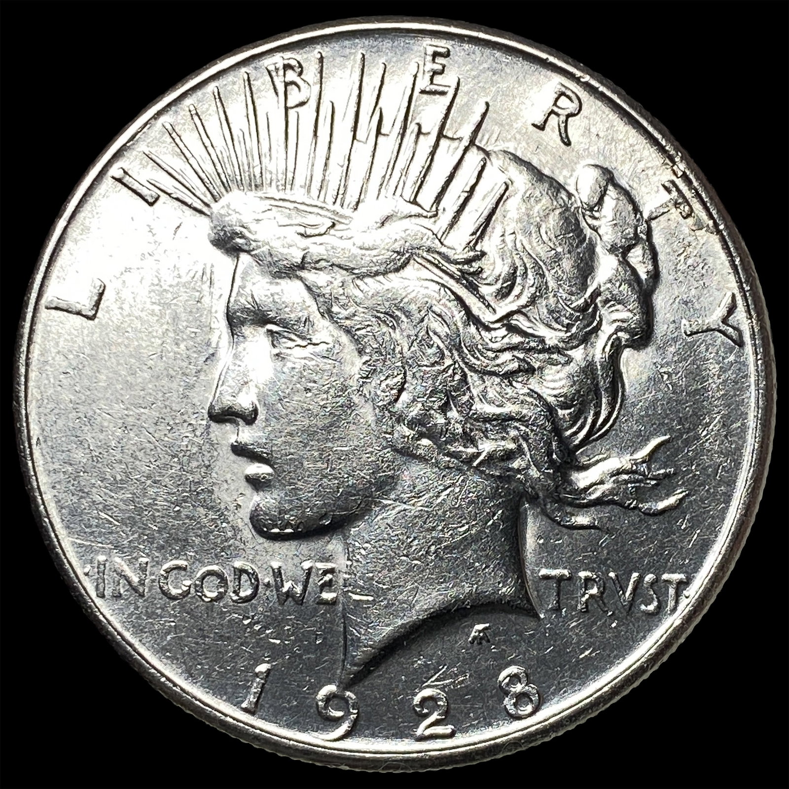 1928-S Peace Silver Dollar UNCIRCULATED: 1928-S Peace Silver Dollar UNCIRCULATED