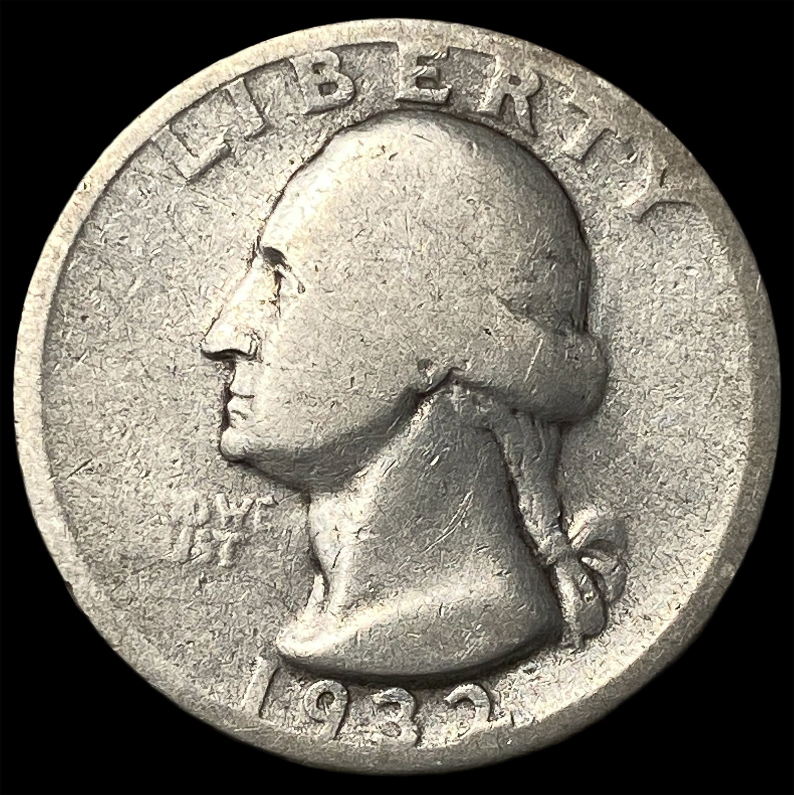 1932-S Washington Quarter NICELY CIRCULATED (1 of 2)