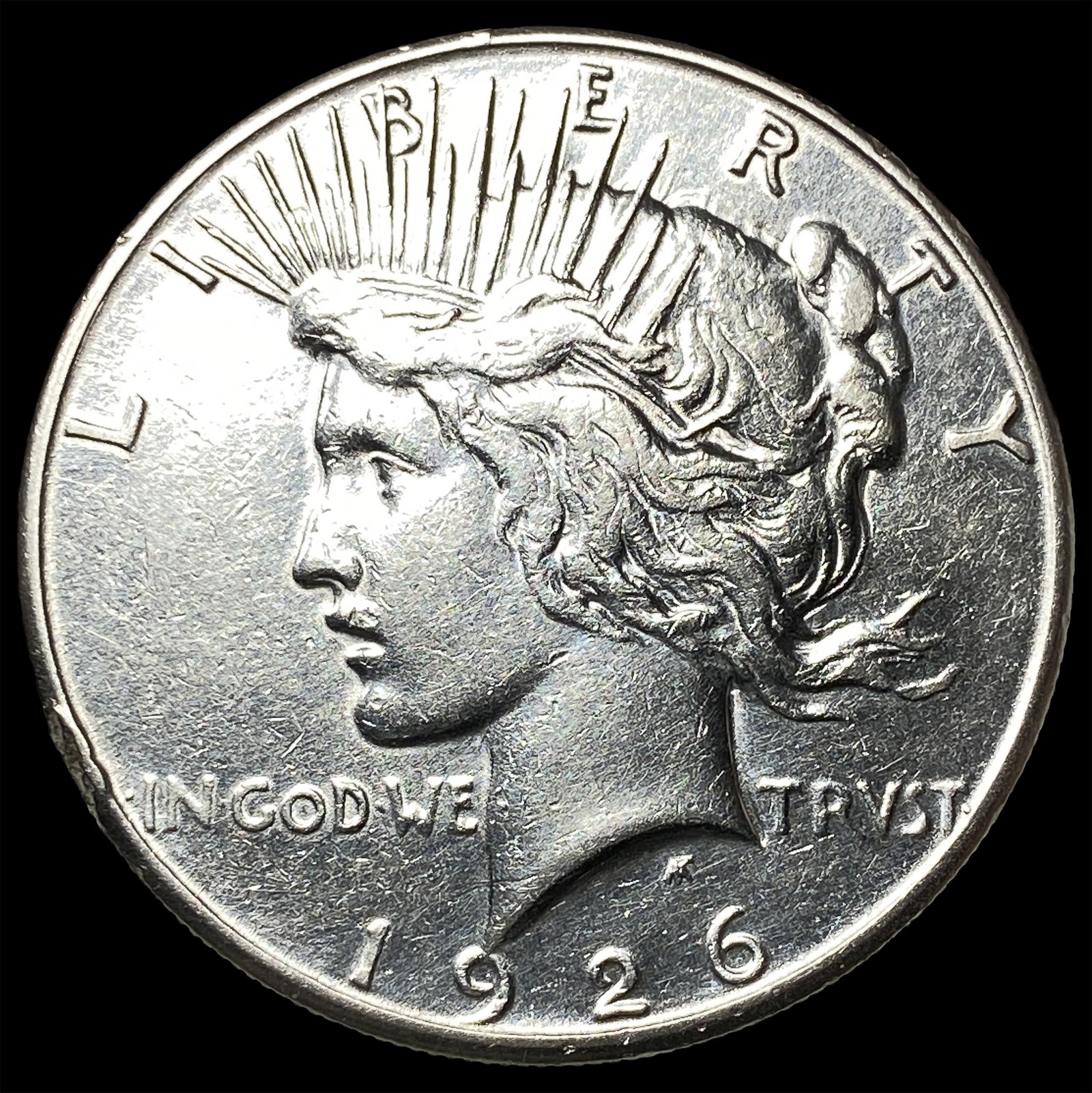 1926-S Silver Peace Dollar CLOSELY UNCIRCULATED: 1926-S Silver Peace Dollar CLOSELY UNCIRCULATED