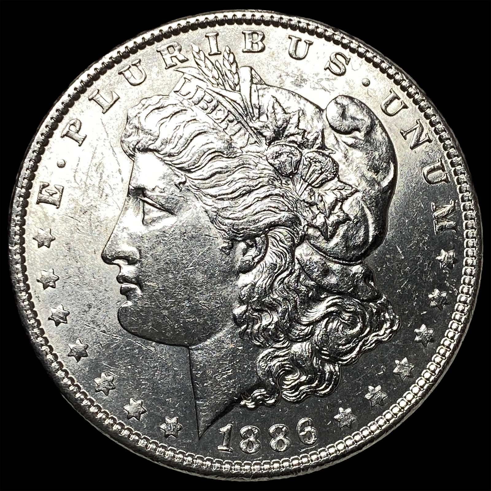 1886 Silver Morgan Dollar UNCIRCULATED: 1886 Silver Morgan Dollar UNCIRCULATED