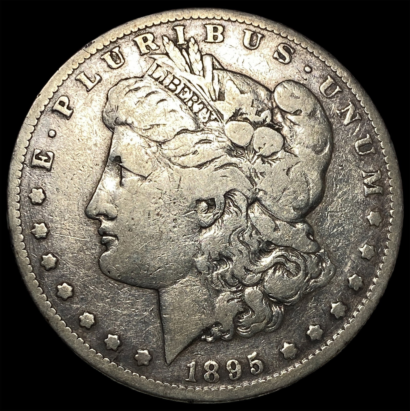 1895-S Silver Morgan Dollar LIGHTLY CIRCULATED: 1895-S Silver Morgan Dollar LIGHTLY CIRCULATED