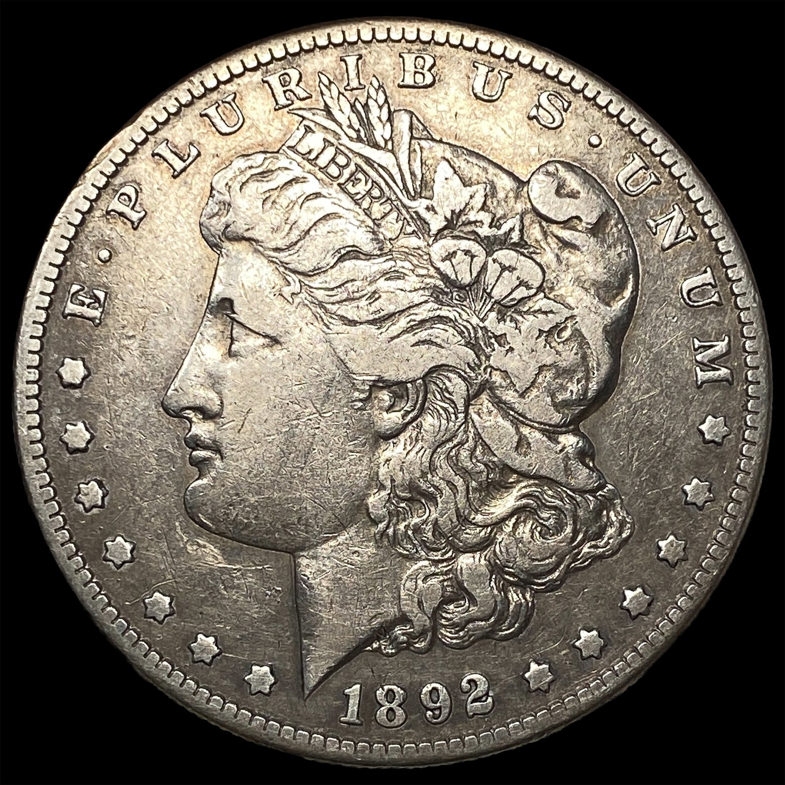 1892-S Silver Morgan Dollar LIGHTLY CIRCULATED: 1892-S Silver Morgan Dollar LIGHTLY CIRCULATED