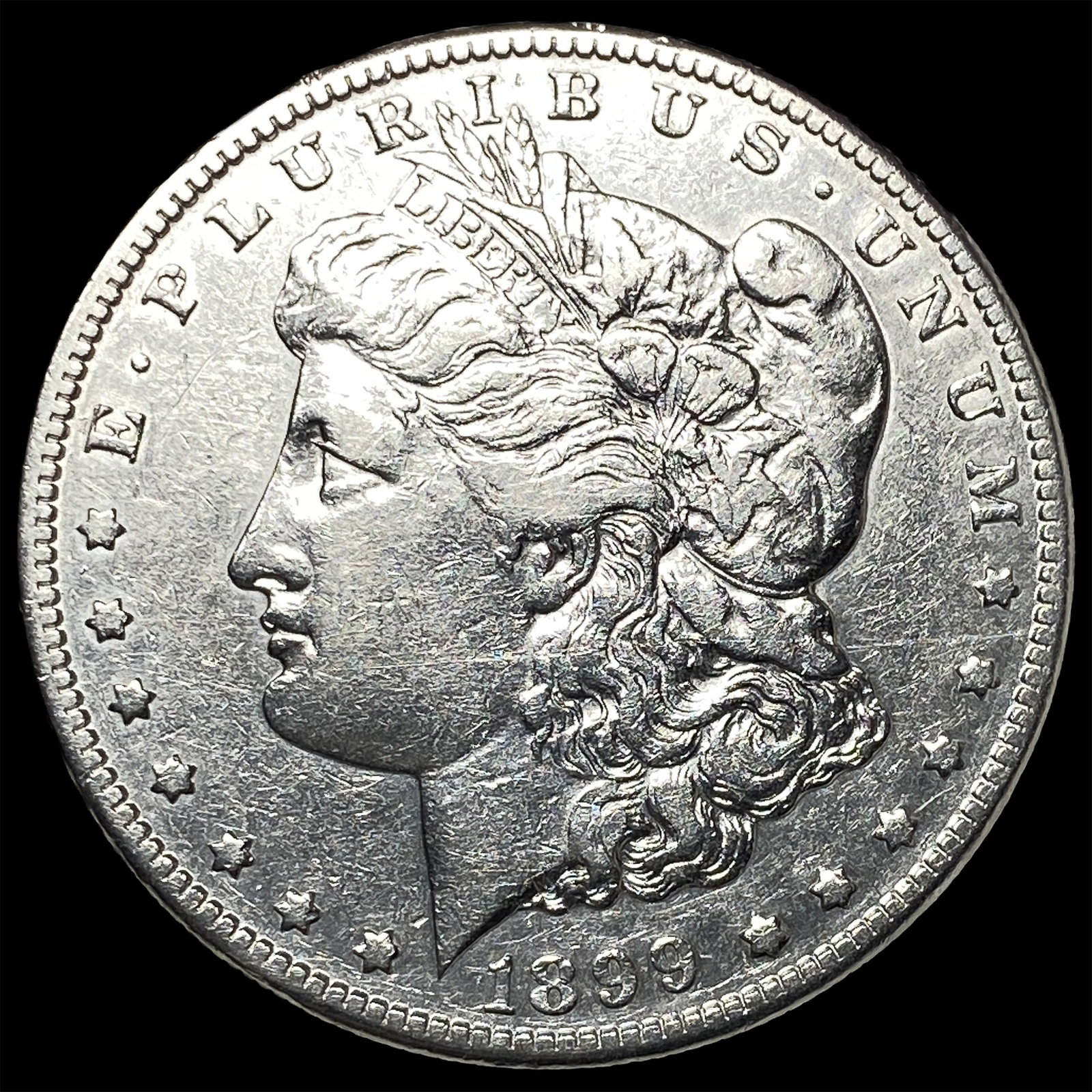1899-S Silver Morgan Dollar NEARLY UNCIRCULATED: 1899-S Silver Morgan Dollar NEARLY UNCIRCULATED