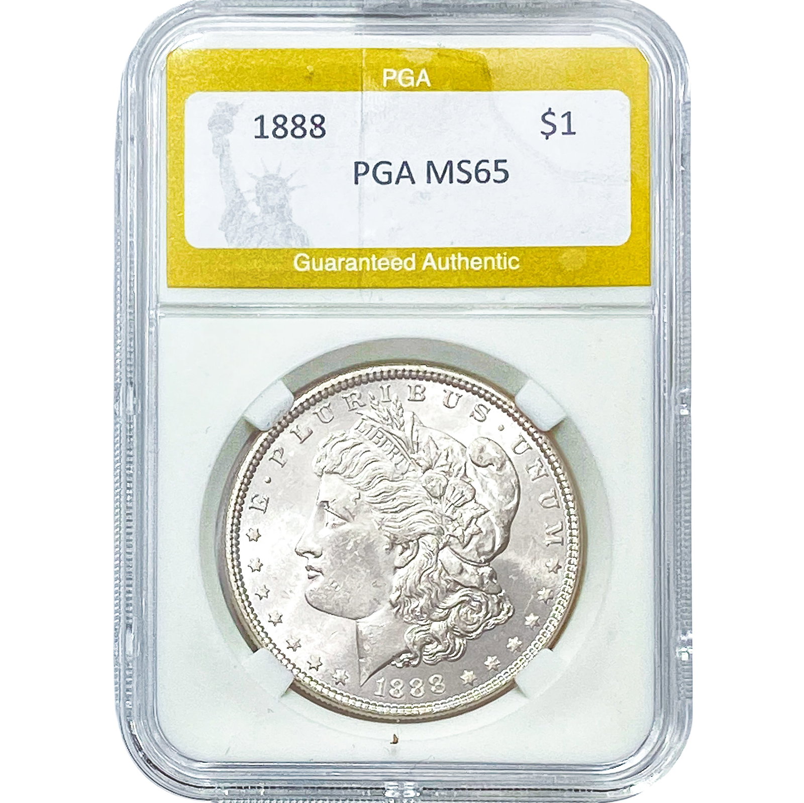 1888 Morgan Silver Dollar PGA MS65