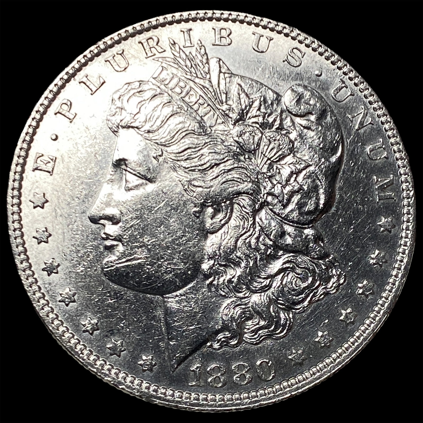 1880-S Silver Morgan Dollar UNCIRCULATED: 1880-S Silver Morgan Dollar UNCIRCULATED